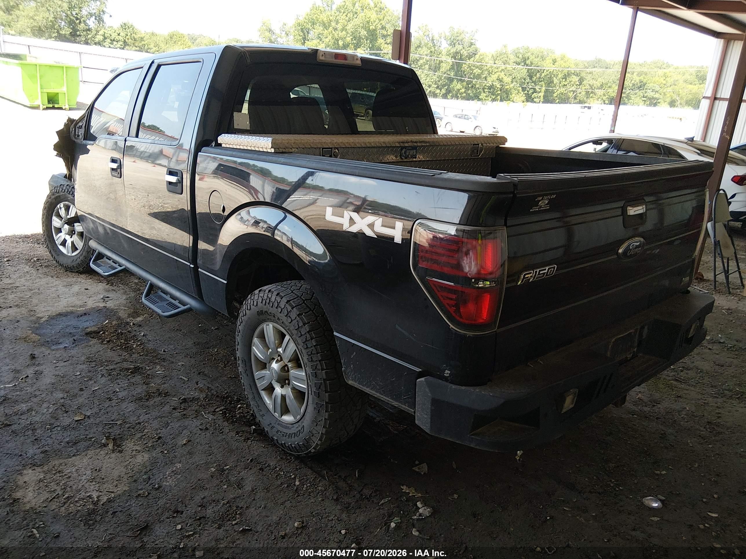 2010 Ford F-150 Fx4/harley-davidson/king Ranch/lariat/platinum/xl/xlt Black vin: 1FTFW1EV9AFC44697