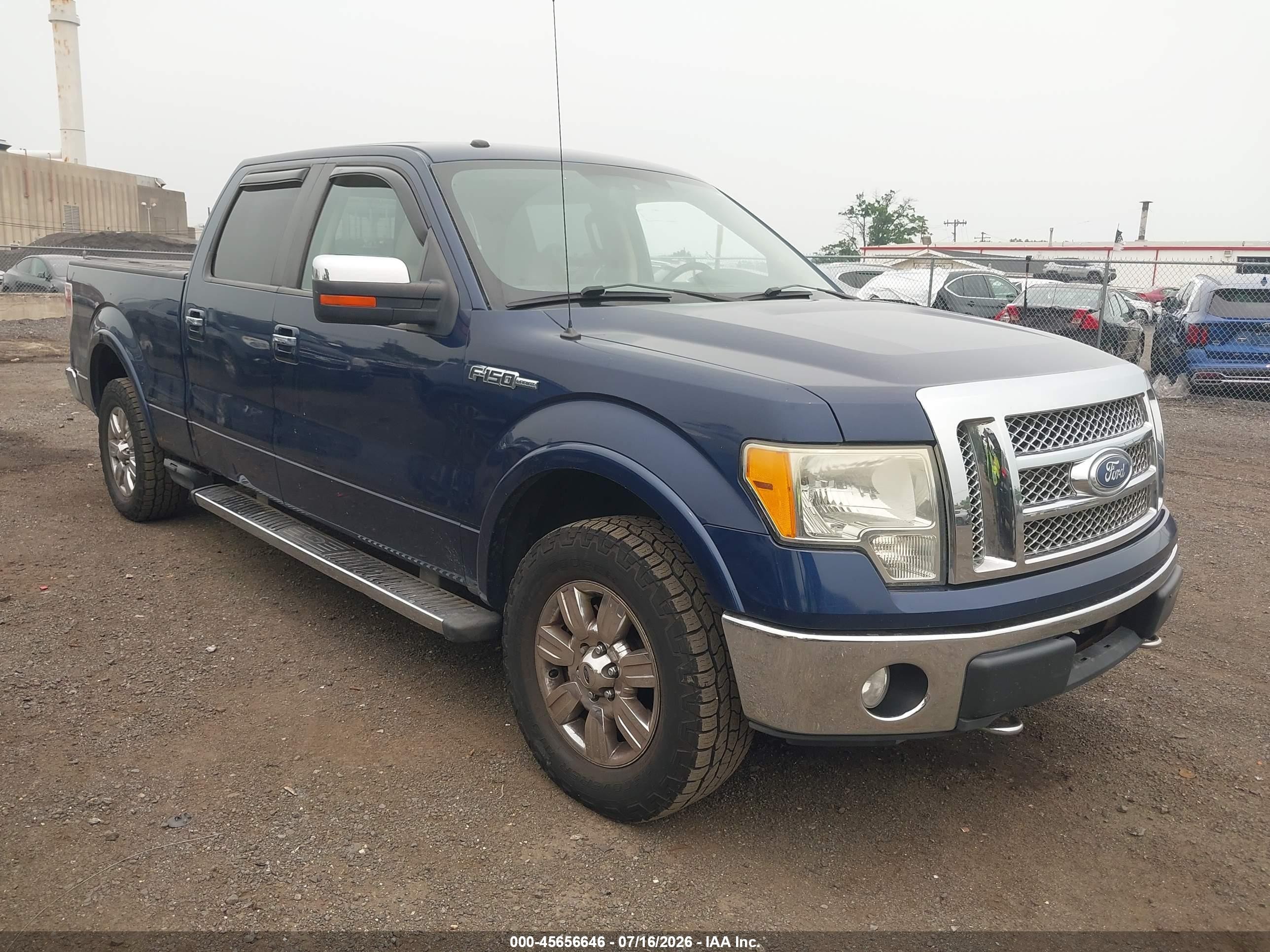 2010 Ford F-150 Fx4/harley-davidson/king Ranch/lariat/platinum/xl/xlt Blue vin: 1FTFW1EV9AFD37929
