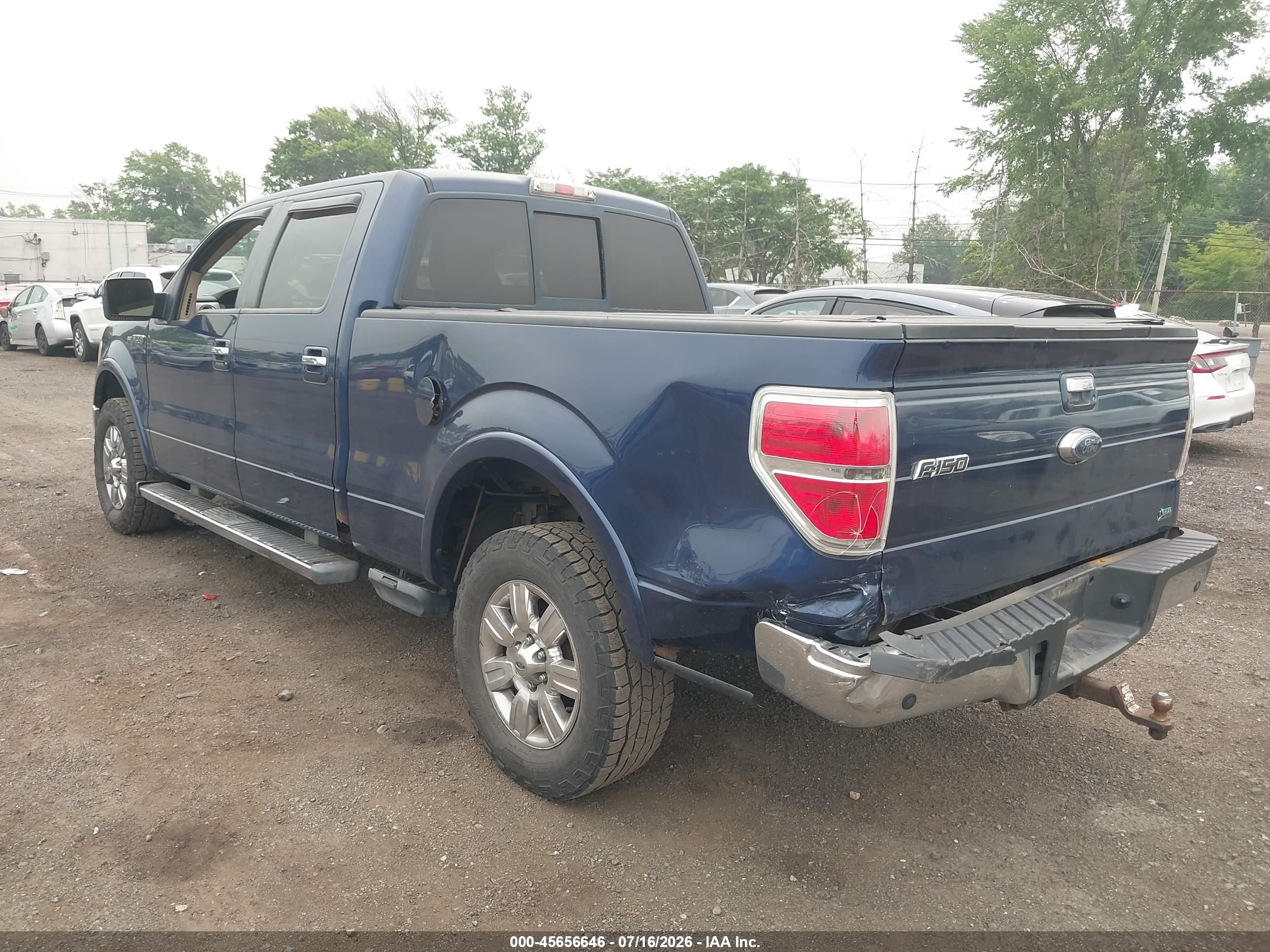 2010 Ford F-150 Fx4/harley-davidson/king Ranch/lariat/platinum/xl/xlt Blue vin: 1FTFW1EV9AFD37929