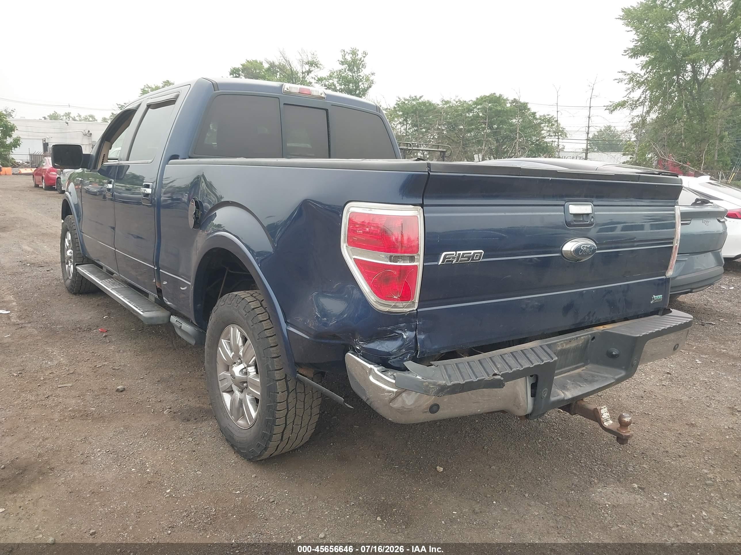 2010 Ford F-150 Fx4/harley-davidson/king Ranch/lariat/platinum/xl/xlt Blue vin: 1FTFW1EV9AFD37929