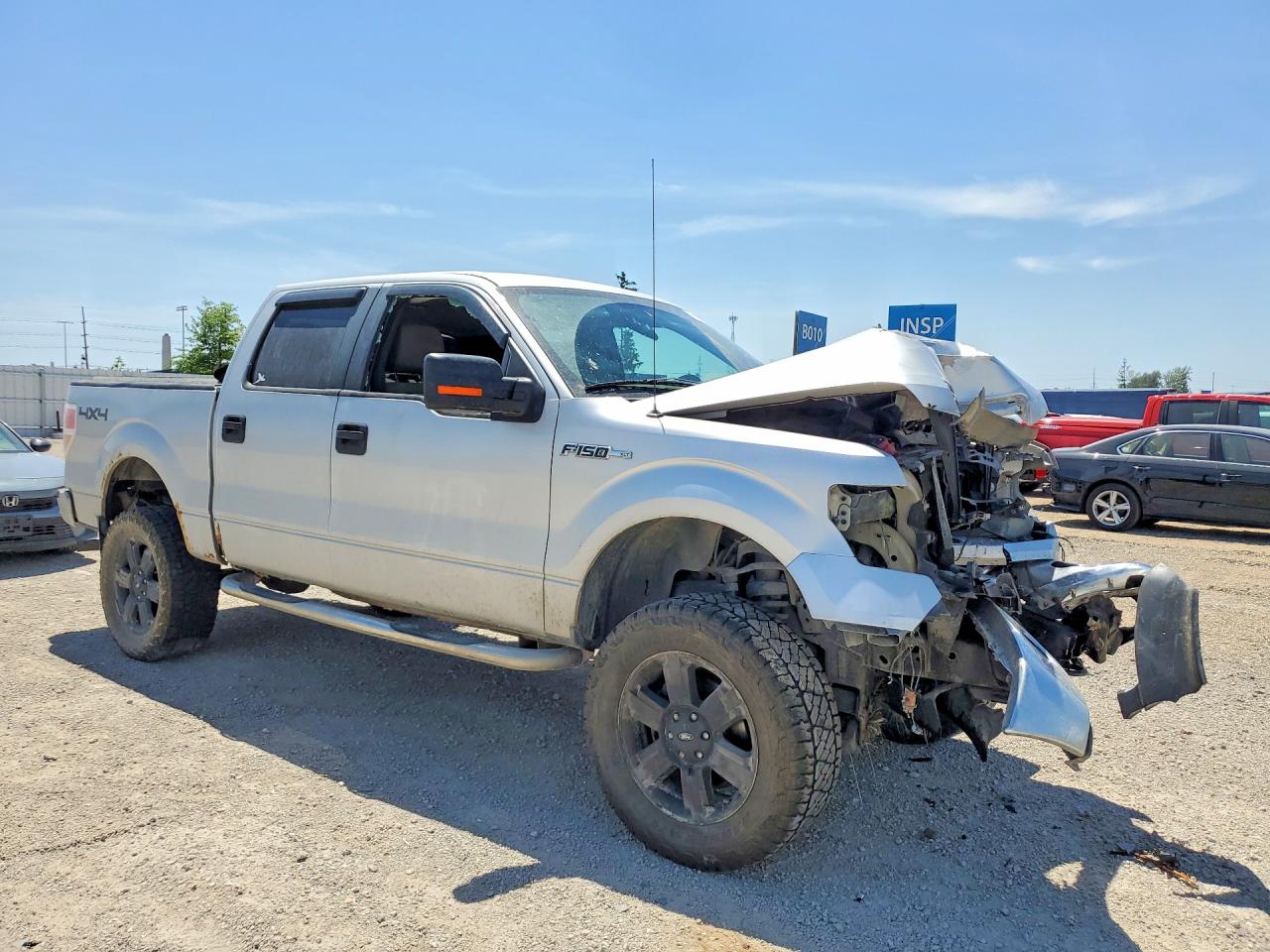 2010 Ford F150 Supercrew Silver vin: 1FTFW1EV9AKA49478