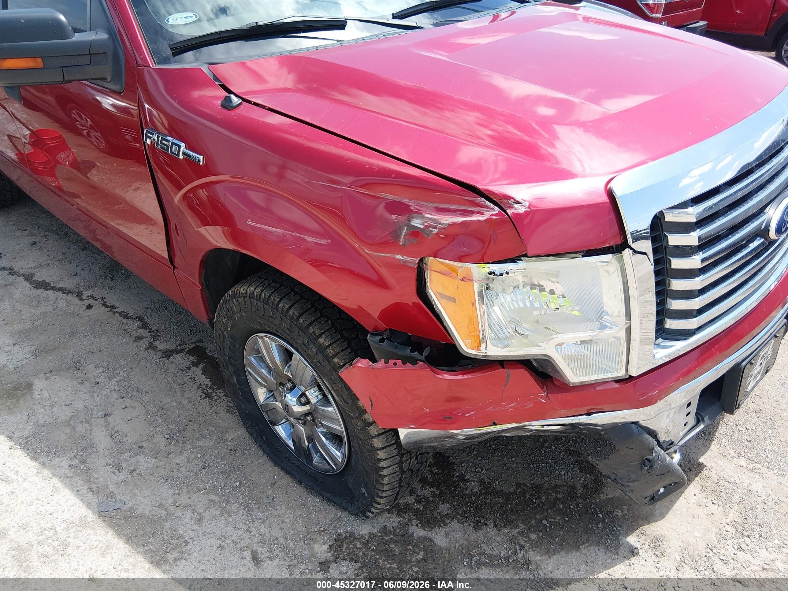 2010 Ford F-150 Fx4/harley-davidson/king Ranch/lariat/platinum/xl/xlt Red vin: 1FTFW1EV9AKB47930