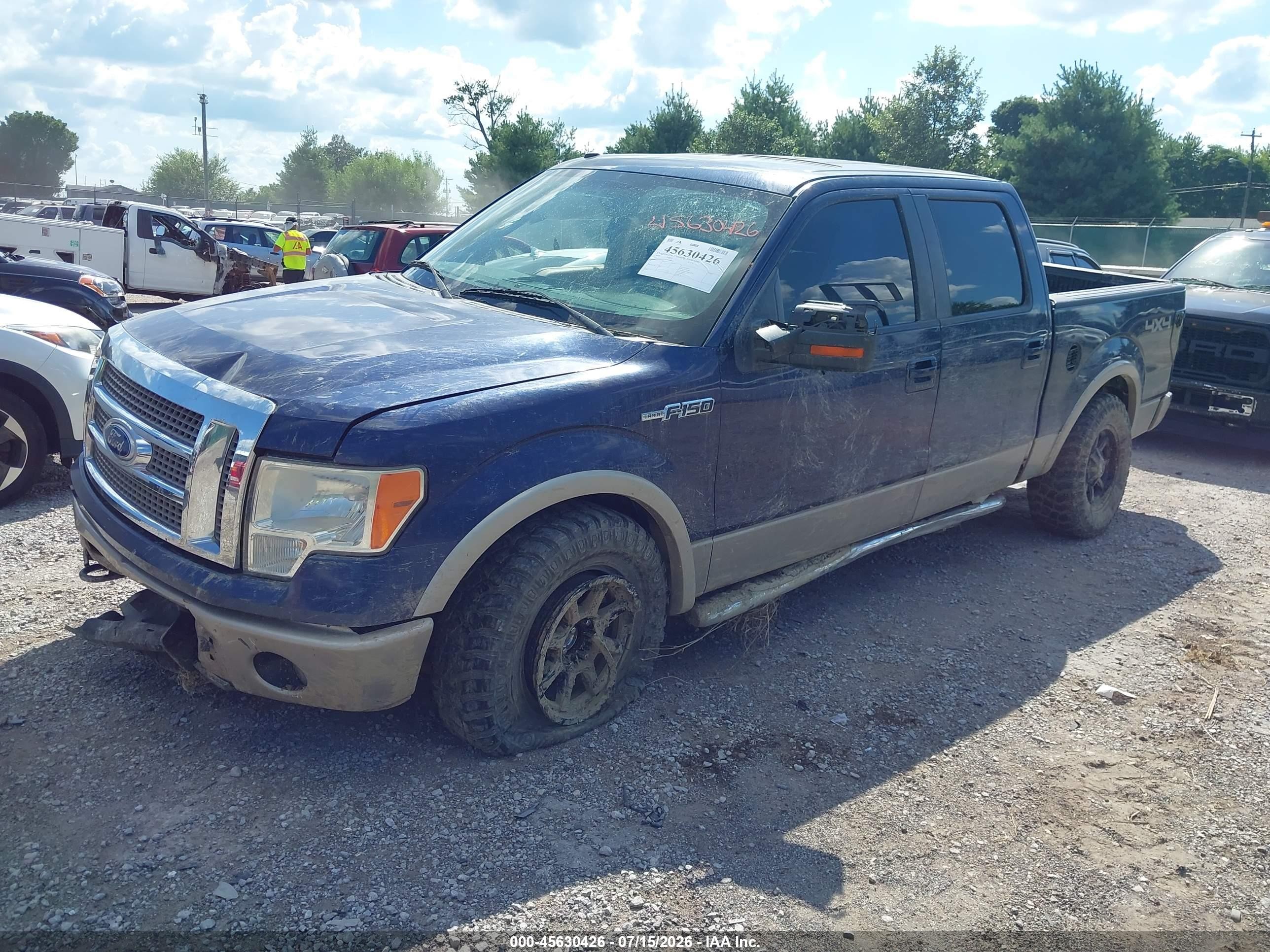 2010 Ford F-150 Fx4/harley-davidson/king Ranch/lariat/platinum/xl/xlt Синий vin: 1FTFW1EVXAFA08155
