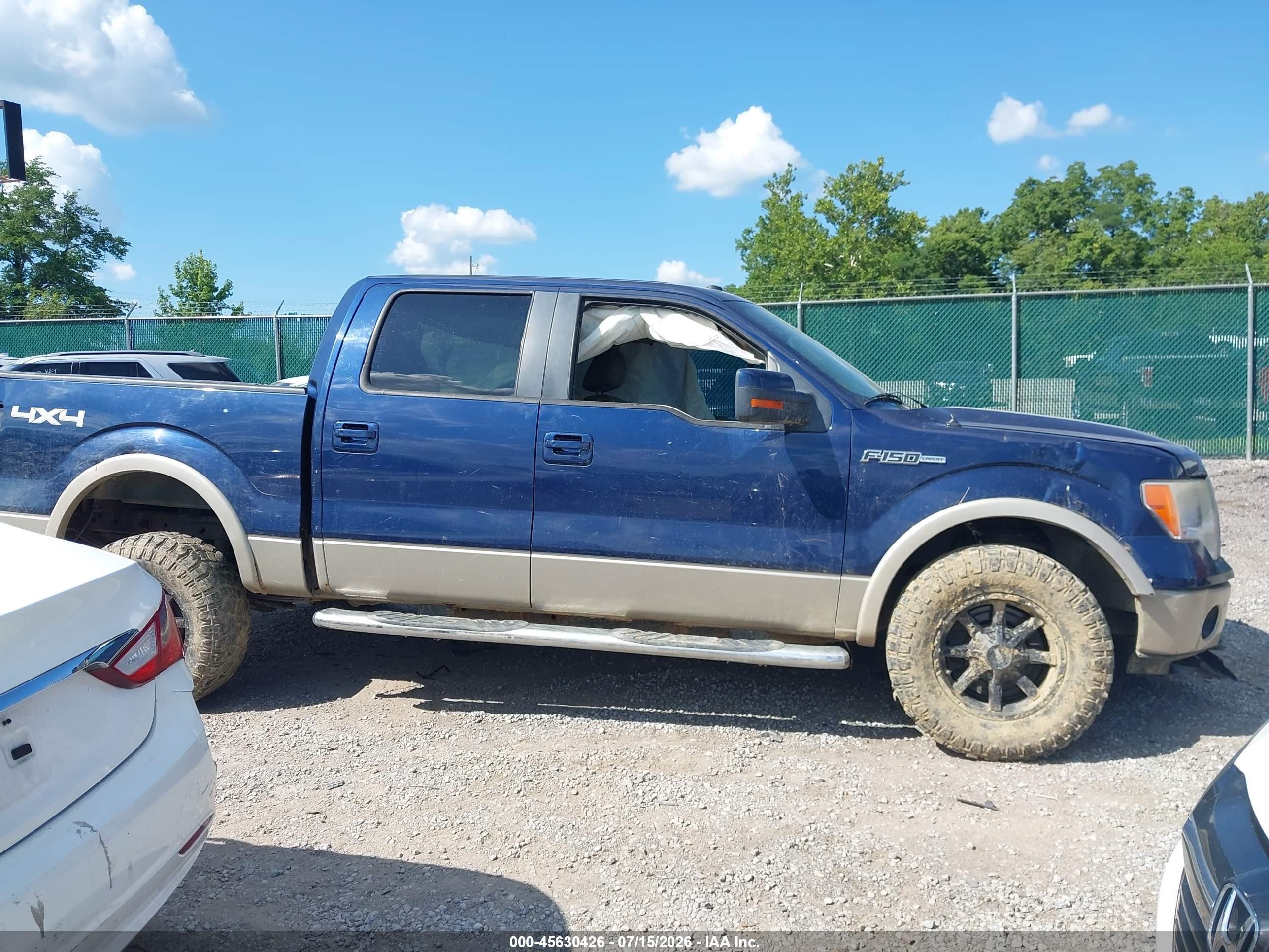 2010 Ford F-150 Fx4/harley-davidson/king Ranch/lariat/platinum/xl/xlt Синий vin: 1FTFW1EVXAFA08155