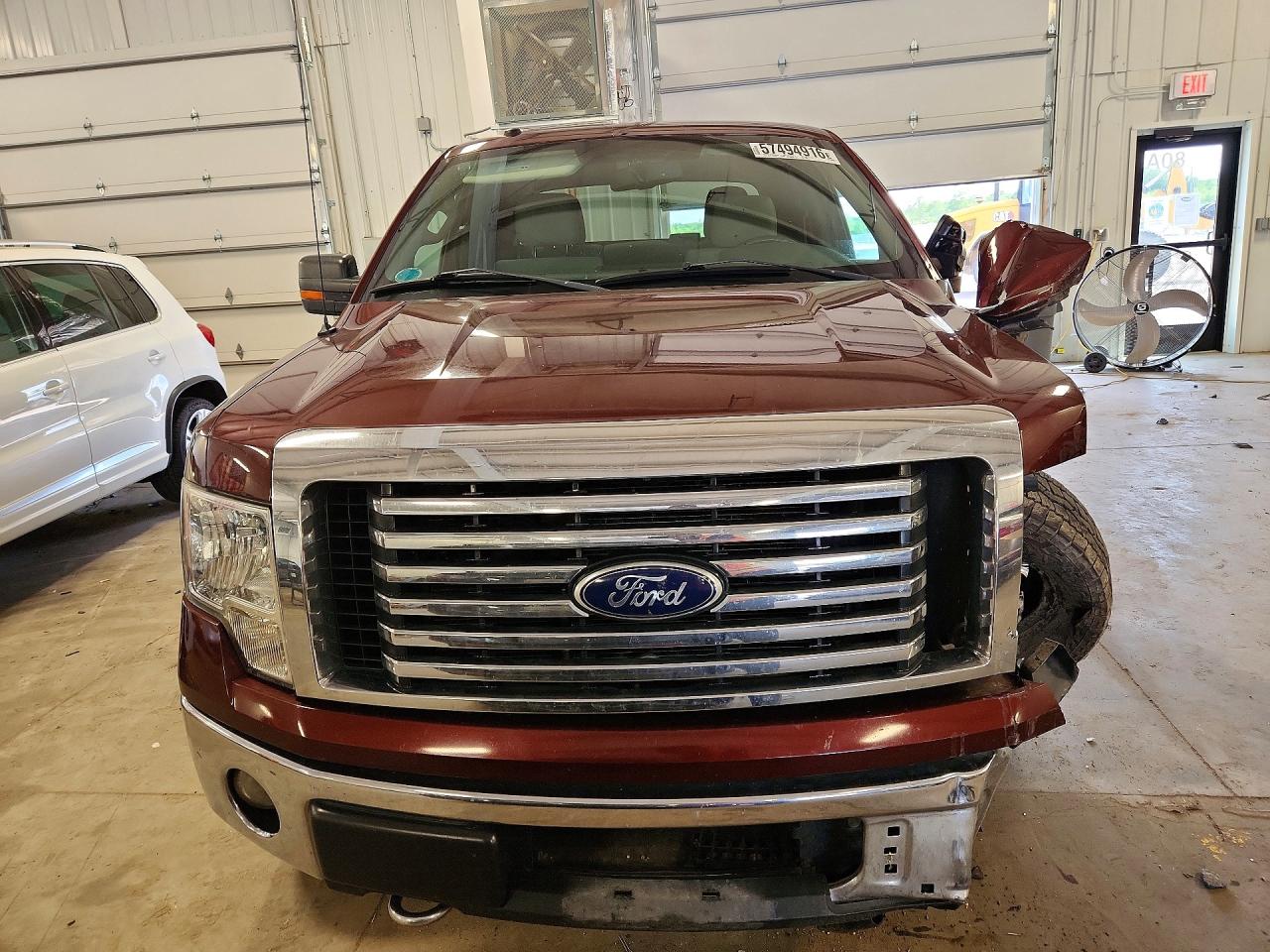 2010 Ford F150 Supercrew Burgundy vin: 1FTFW1EVXAFB45807