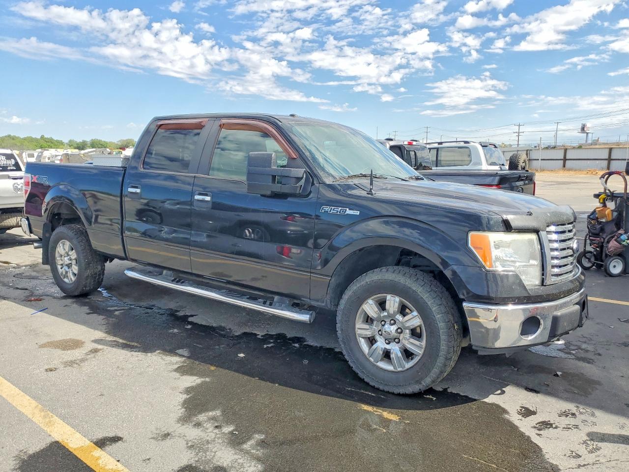 2010 Ford F150 Supercrew Black vin: 1FTFW1EVXAFB72666