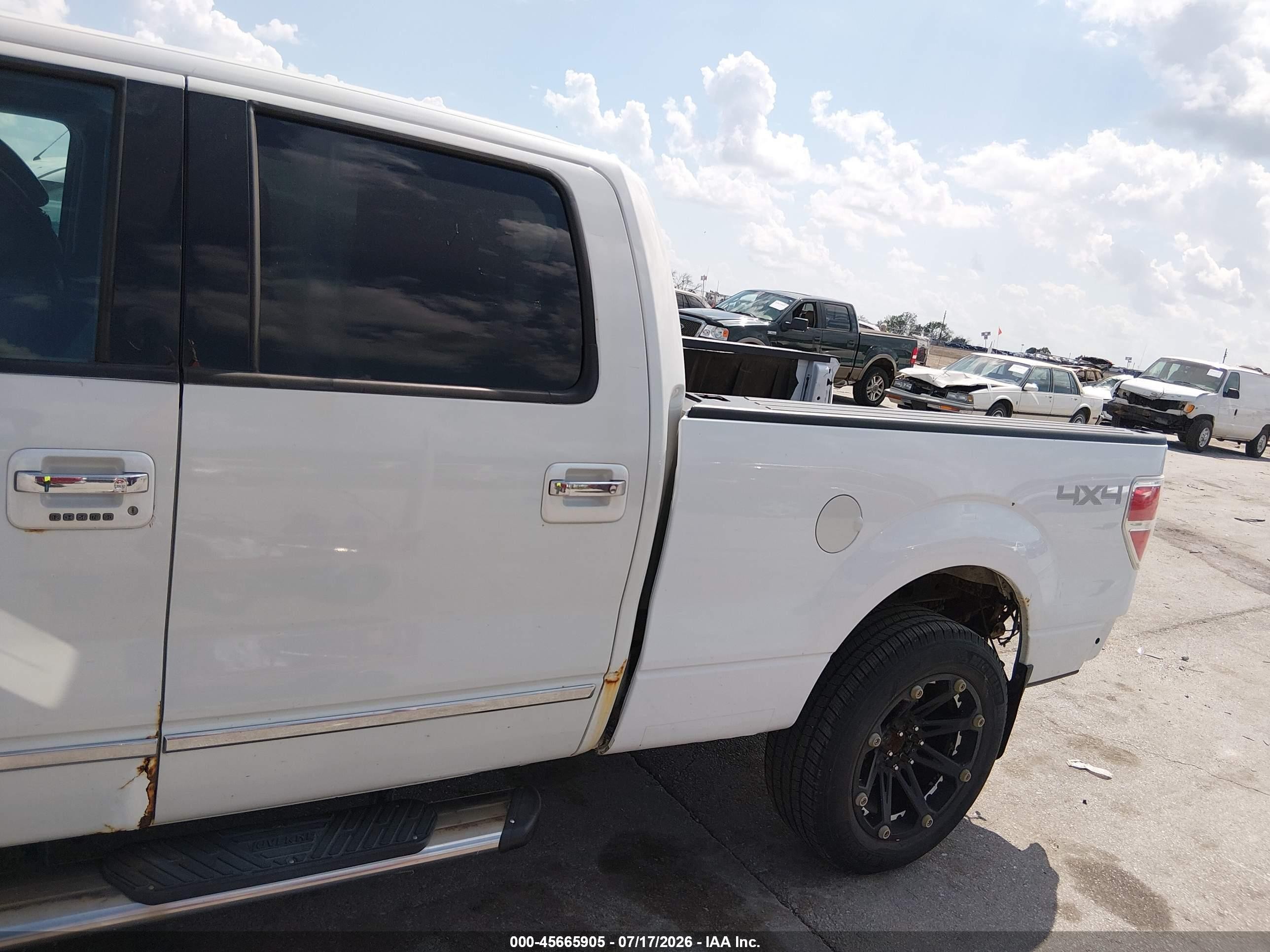 2010 Ford F-150 Platinum Белый vin: 1FTFW1EVXAFB79715