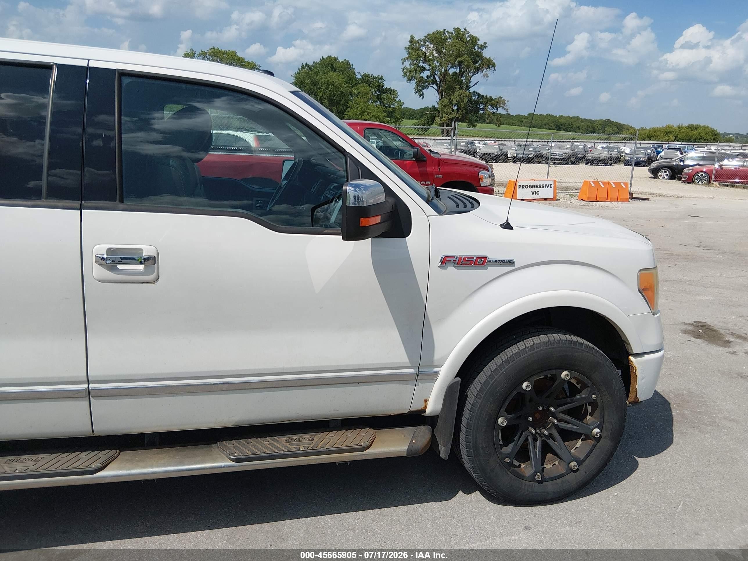 2010 Ford F-150 Platinum Белый vin: 1FTFW1EVXAFB79715