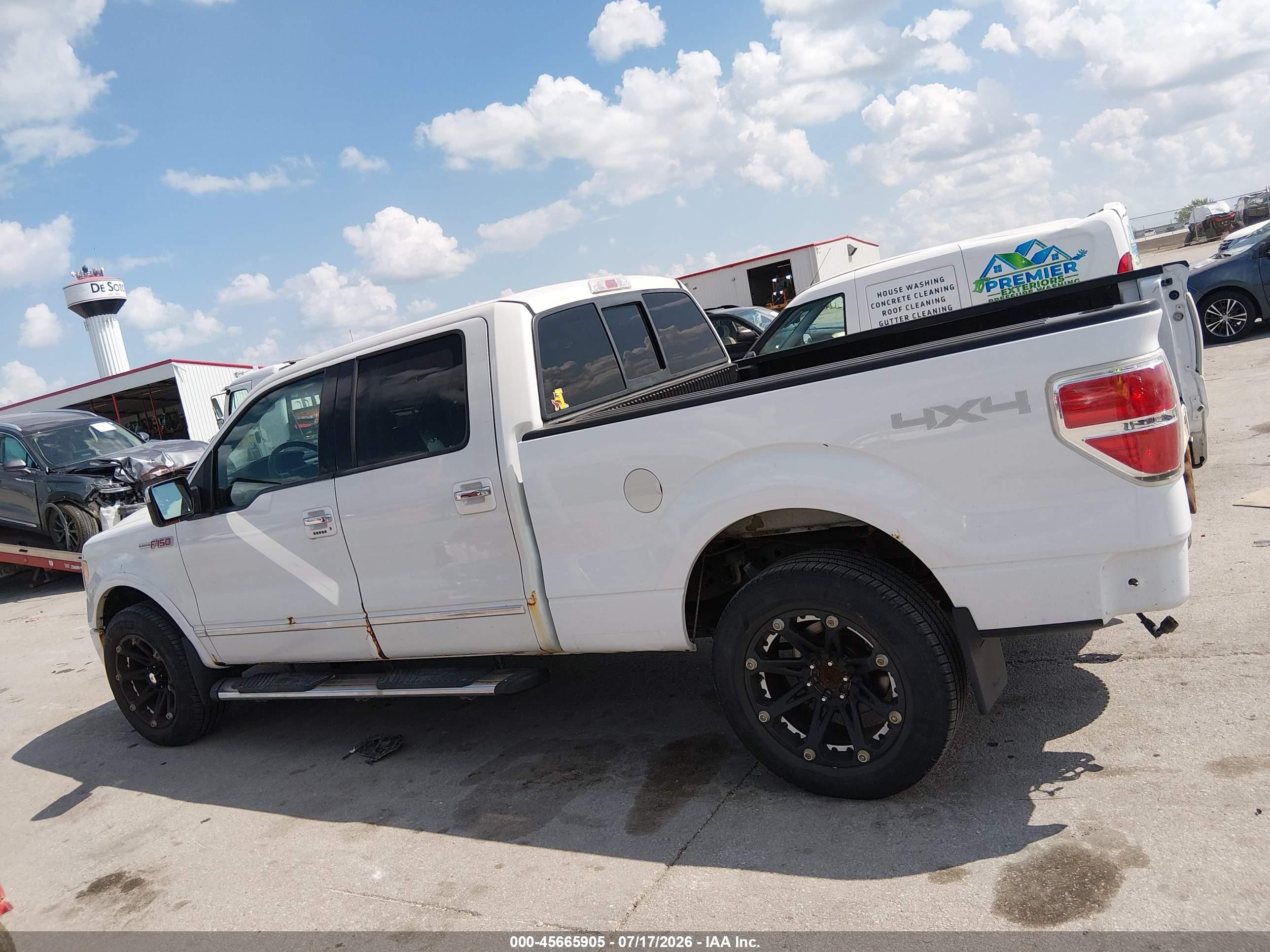 2010 Ford F-150 Platinum Белый vin: 1FTFW1EVXAFB79715