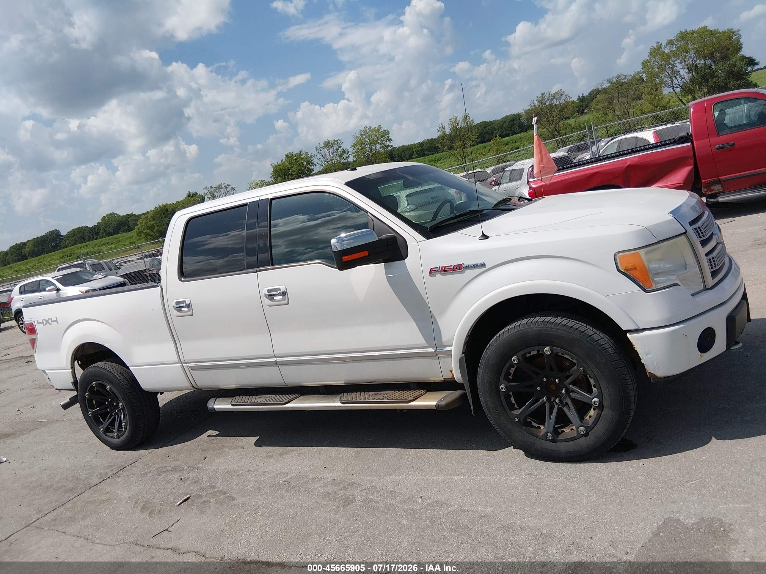 2010 Ford F-150 Platinum Белый vin: 1FTFW1EVXAFB79715