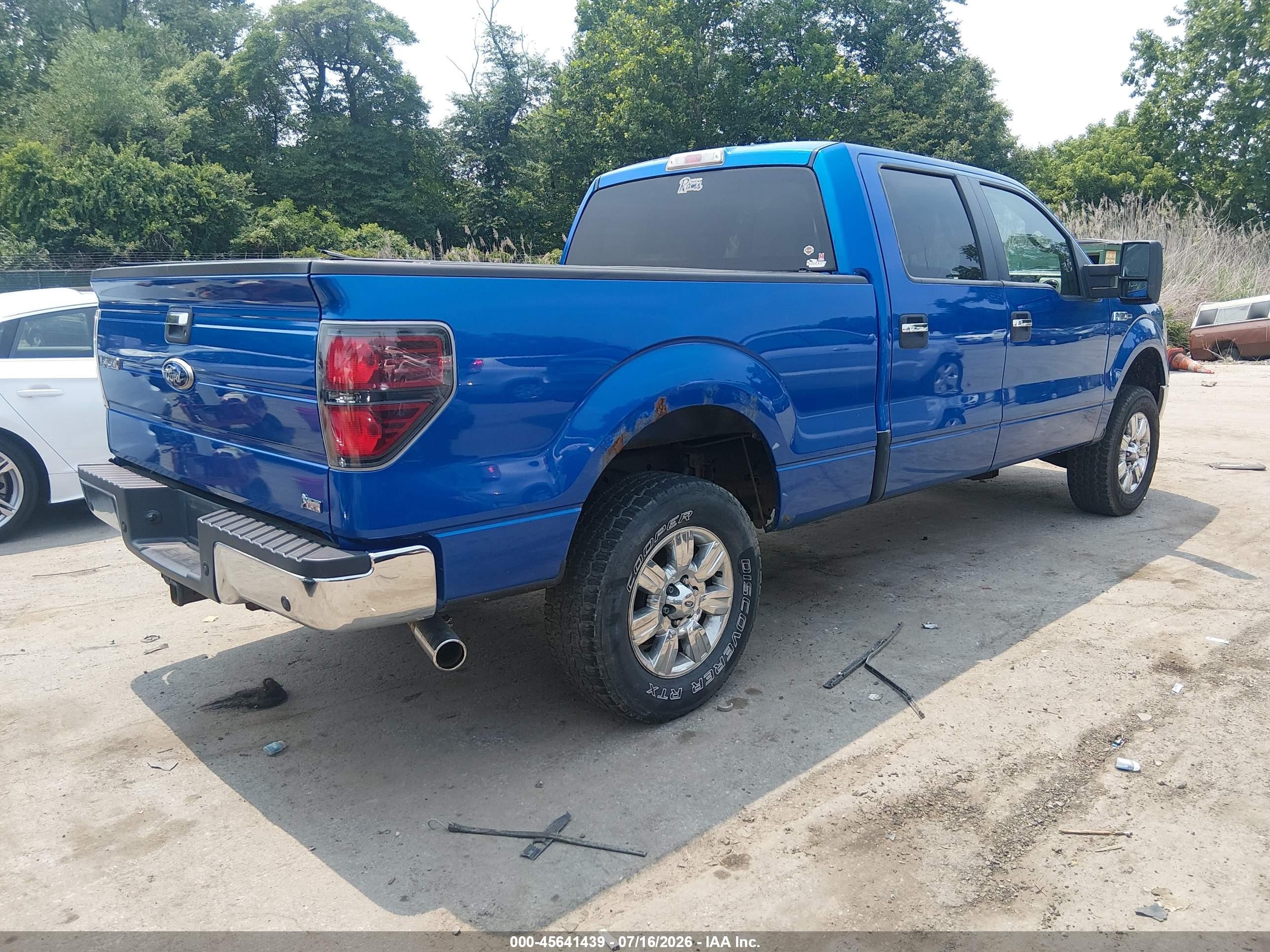 2010 Ford F-150 Fx4/harley-davidson/king Ranch/lariat/platinum/xl/xlt Blue vin: 1FTFW1EVXAFB90410