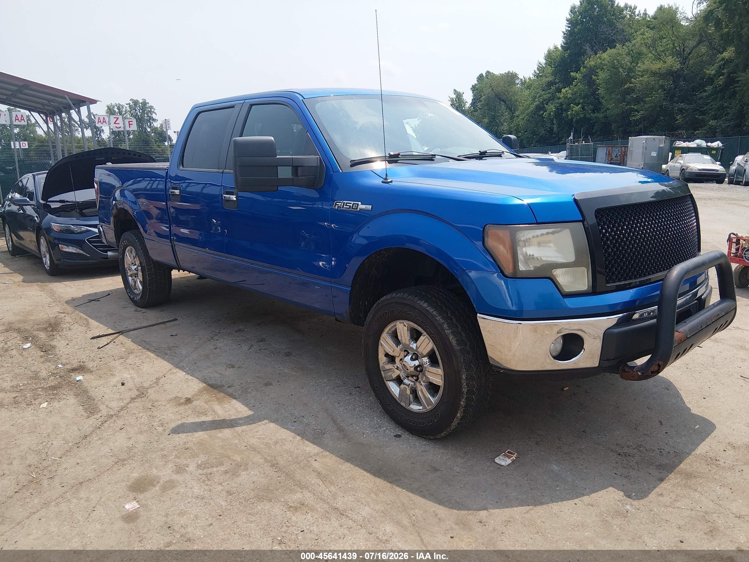 2010 Ford F-150 Fx4/harley-davidson/king Ranch/lariat/platinum/xl/xlt Blue vin: 1FTFW1EVXAFB90410
