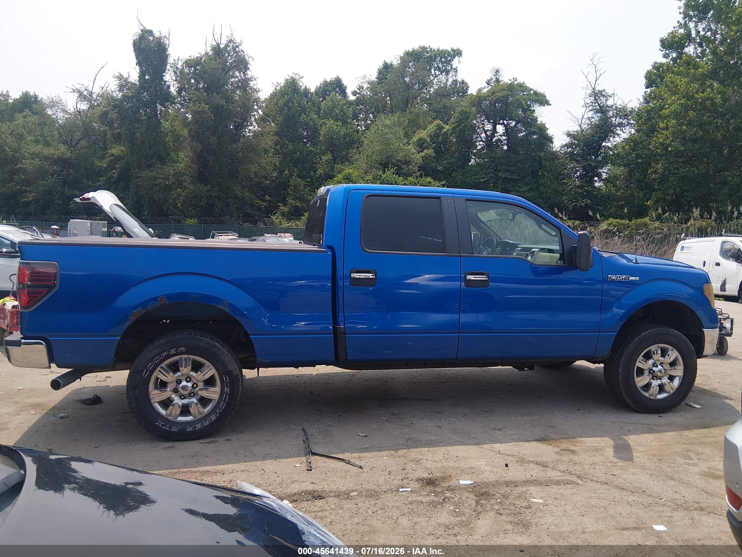 2010 Ford F-150 Fx4/harley-davidson/king Ranch/lariat/platinum/xl/xlt Blue vin: 1FTFW1EVXAFB90410