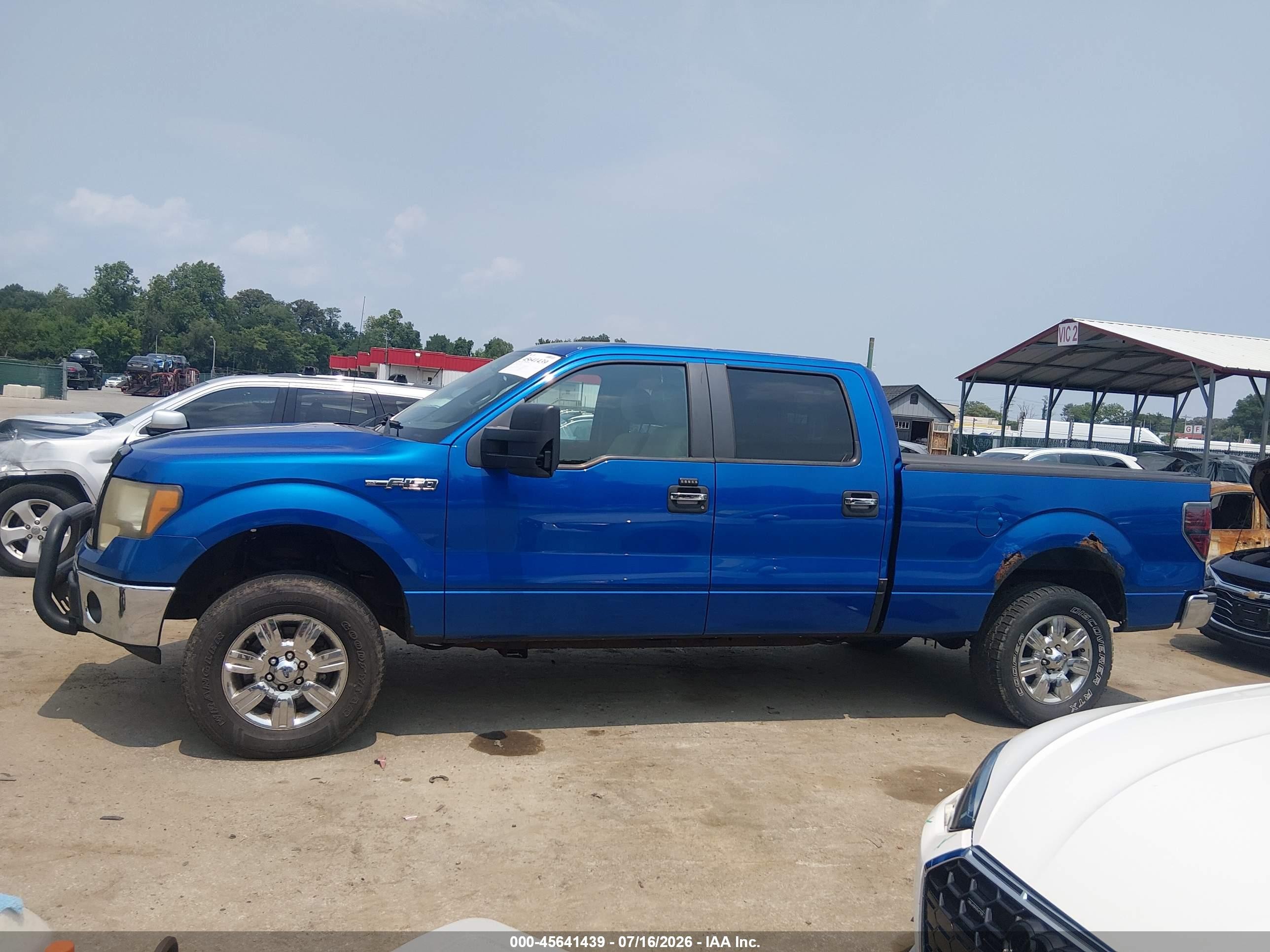 2010 Ford F-150 Fx4/harley-davidson/king Ranch/lariat/platinum/xl/xlt Blue vin: 1FTFW1EVXAFB90410