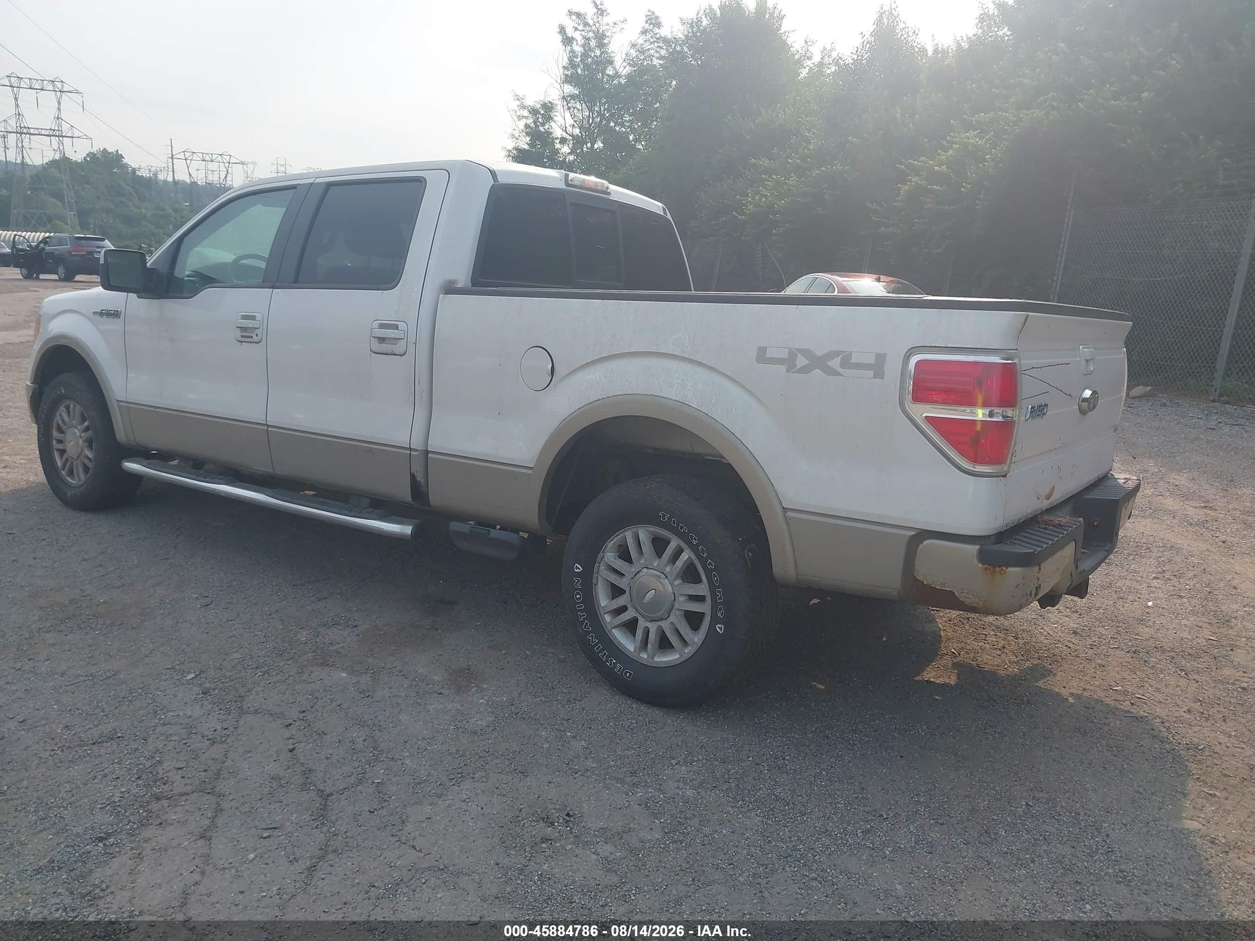 2010 Ford F-150 Fx4/harley-davidson/king Ranch/lariat/platinum/xl/xlt White vin: 1FTFW1EVXAFC02717
