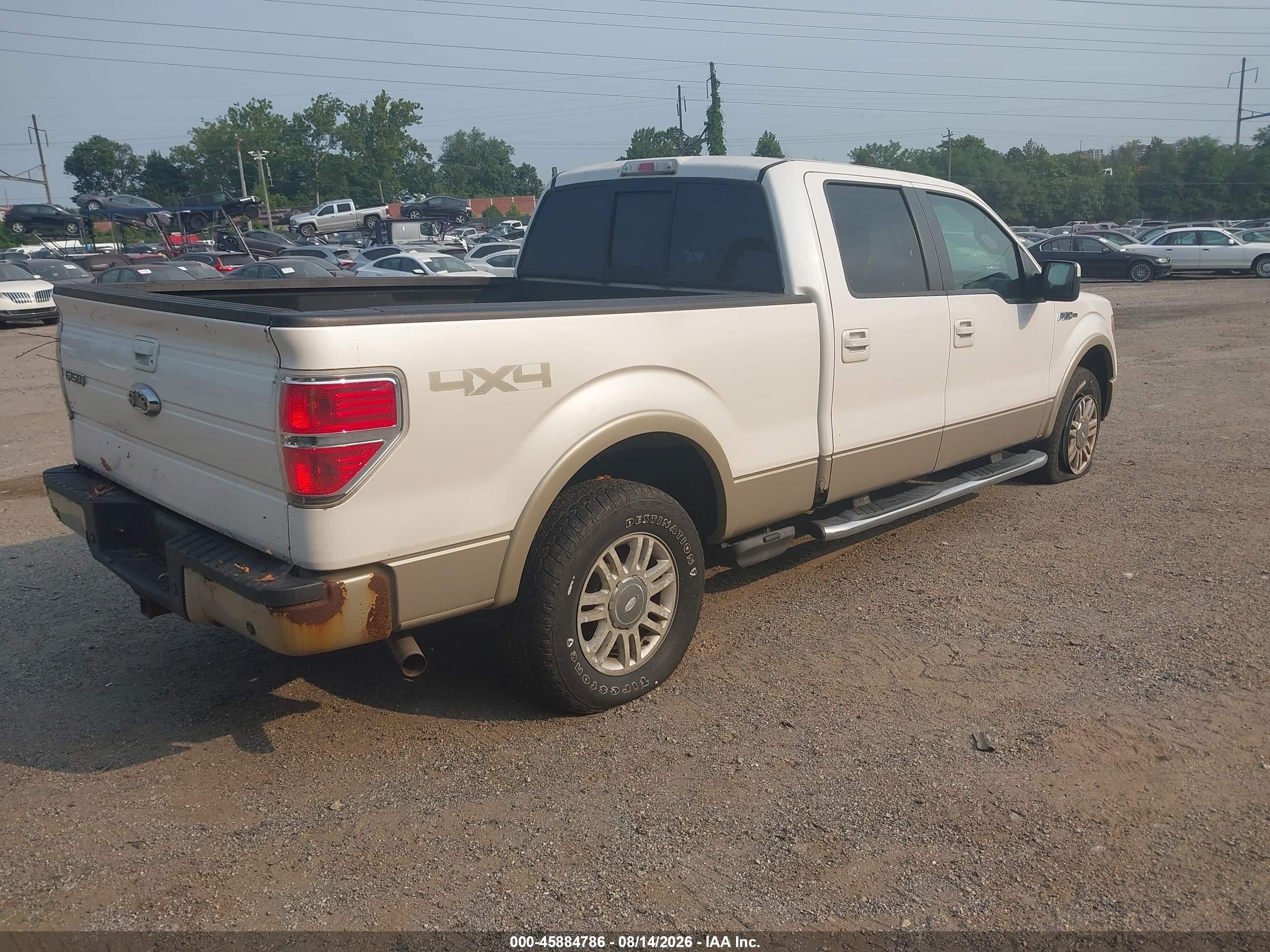 2010 Ford F-150 Fx4/harley-davidson/king Ranch/lariat/platinum/xl/xlt White vin: 1FTFW1EVXAFC02717