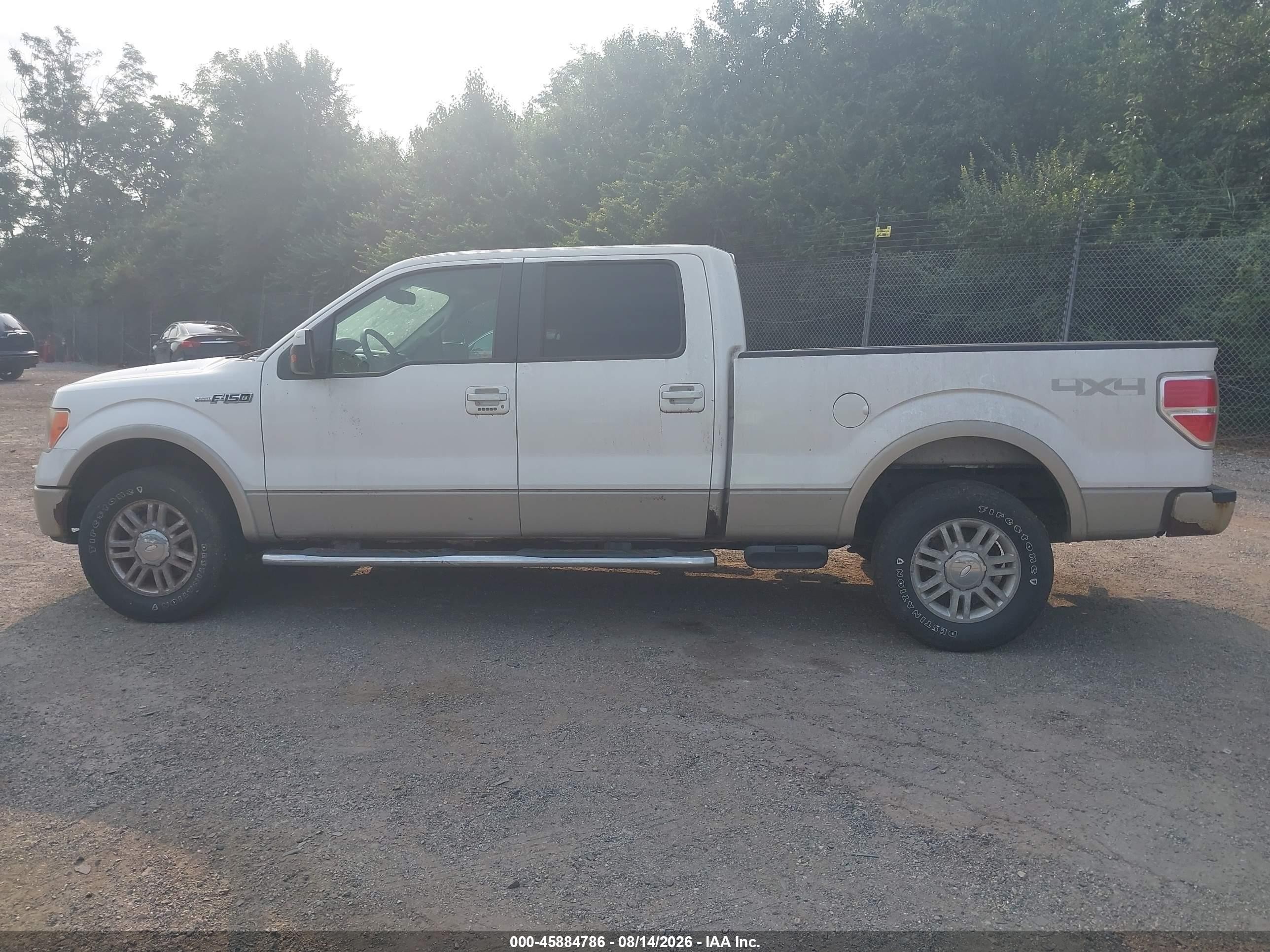 2010 Ford F-150 Fx4/harley-davidson/king Ranch/lariat/platinum/xl/xlt White vin: 1FTFW1EVXAFC02717