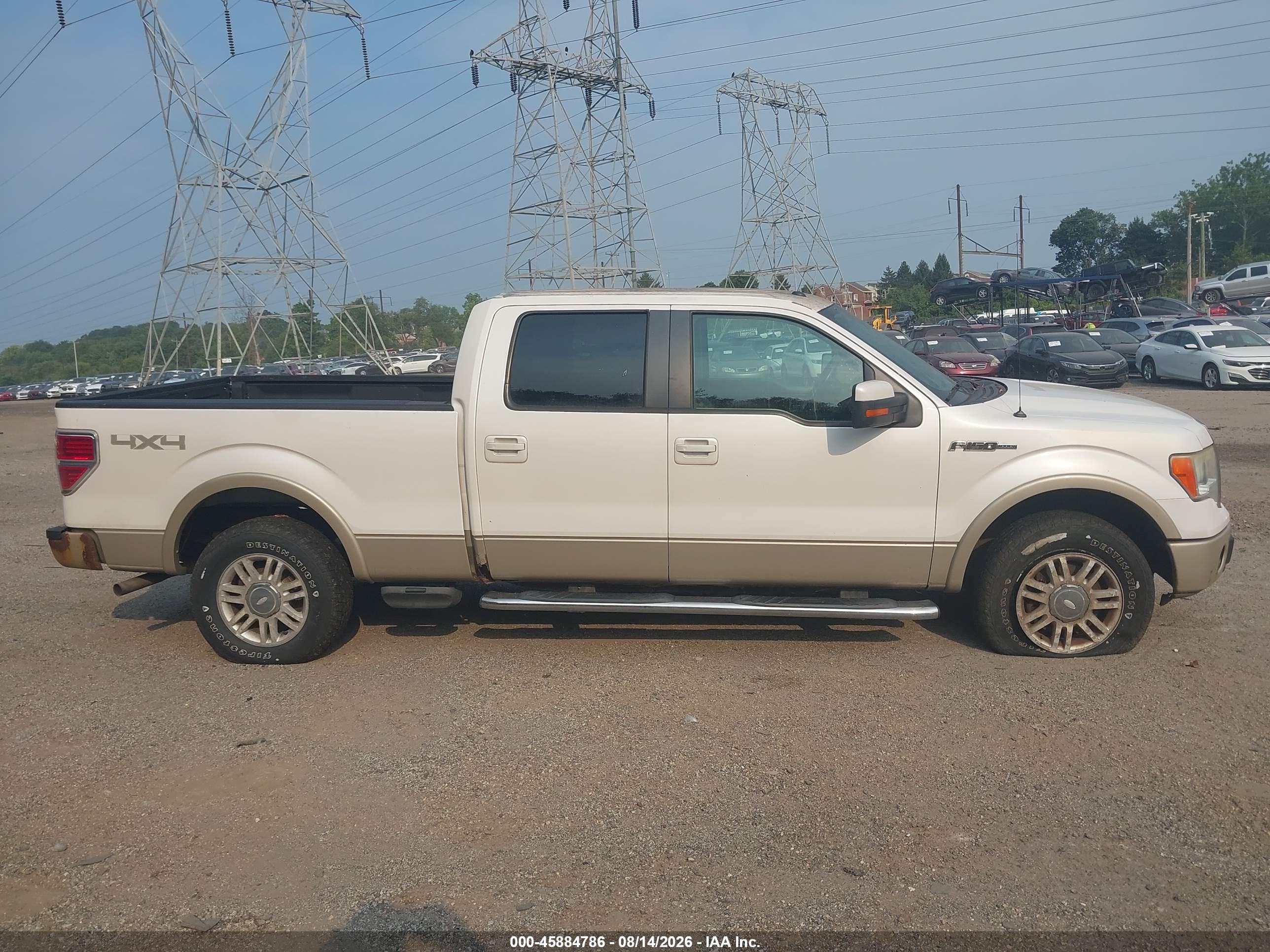 2010 Ford F-150 Fx4/harley-davidson/king Ranch/lariat/platinum/xl/xlt White vin: 1FTFW1EVXAFC02717