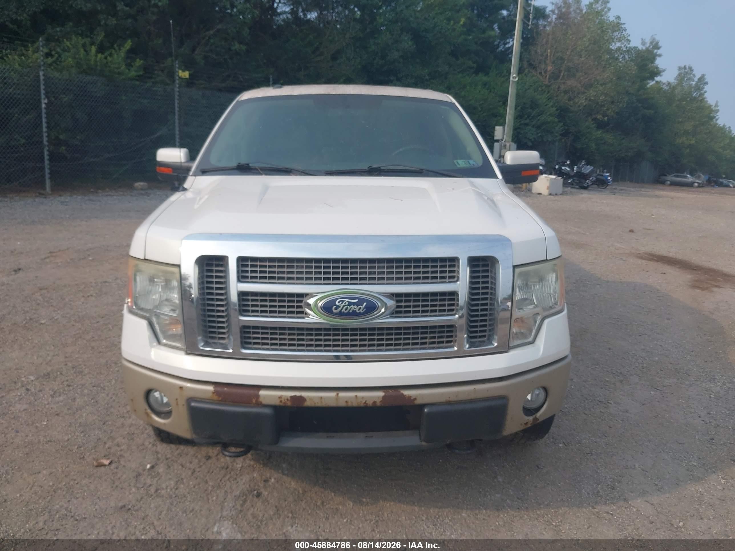 2010 Ford F-150 Fx4/harley-davidson/king Ranch/lariat/platinum/xl/xlt White vin: 1FTFW1EVXAFC02717