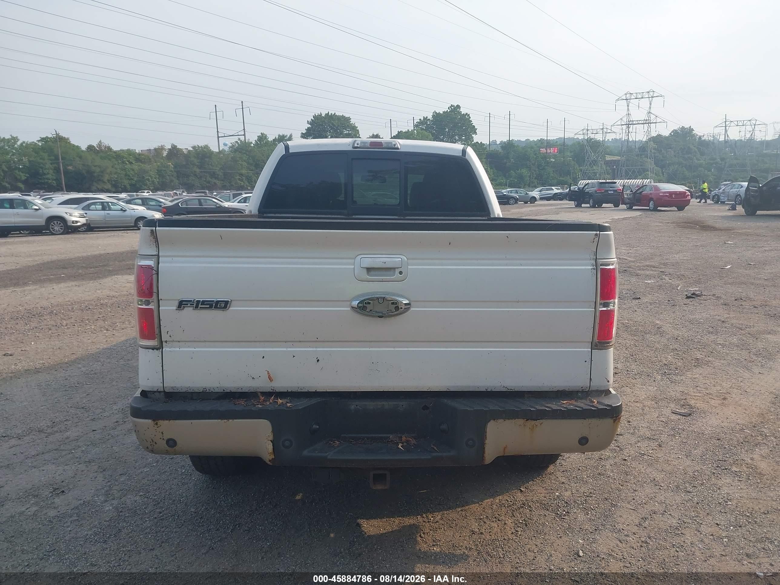 2010 Ford F-150 Fx4/harley-davidson/king Ranch/lariat/platinum/xl/xlt White vin: 1FTFW1EVXAFC02717