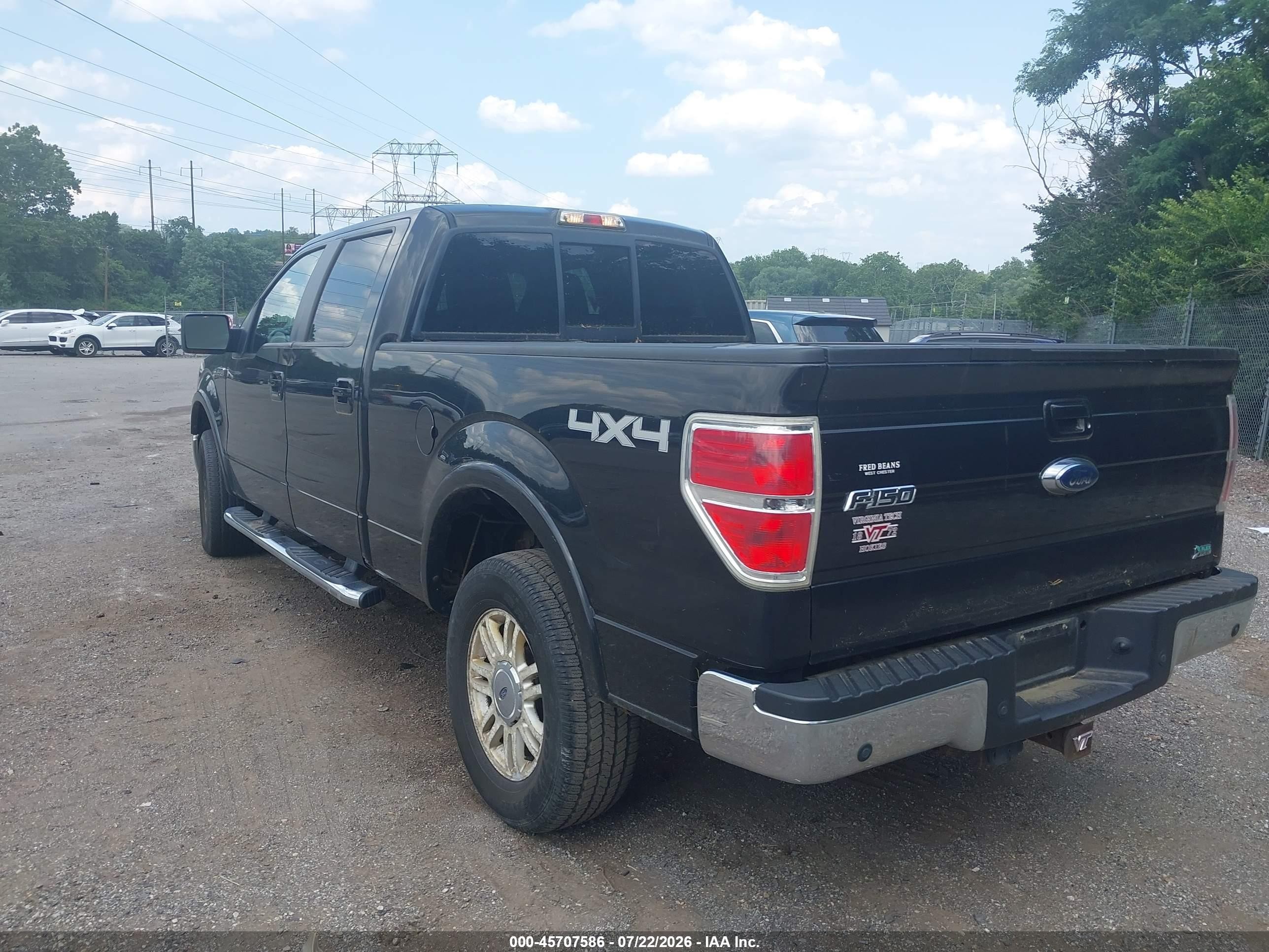 2010 Ford F-150 Fx4/harley-davidson/king Ranch/lariat/platinum/xl/xlt Black vin: 1FTFW1EVXAFC87820