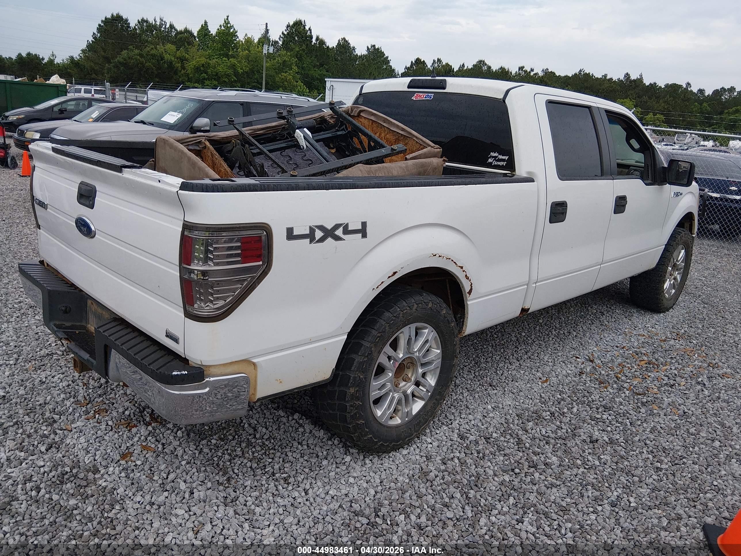 2010 Ford F-150 Fx4/harley-davidson/king Ranch/lariat/platinum/xl/xlt White vin: 1FTFW1EVXAFD04664