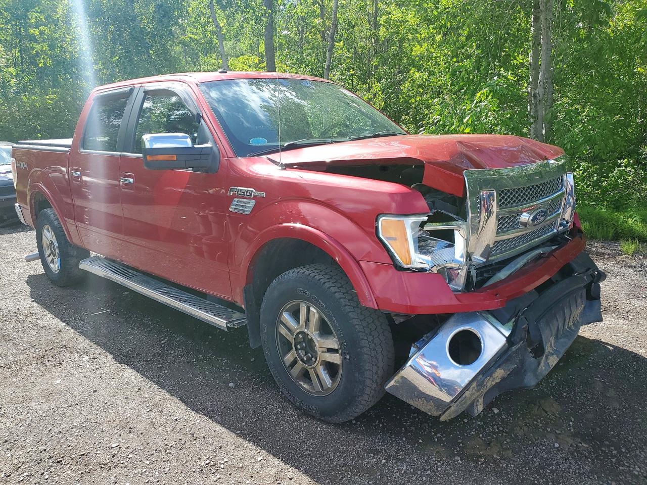 2010 Ford F150 Supercrew Red vin: 1FTFW1EVXAFD06205