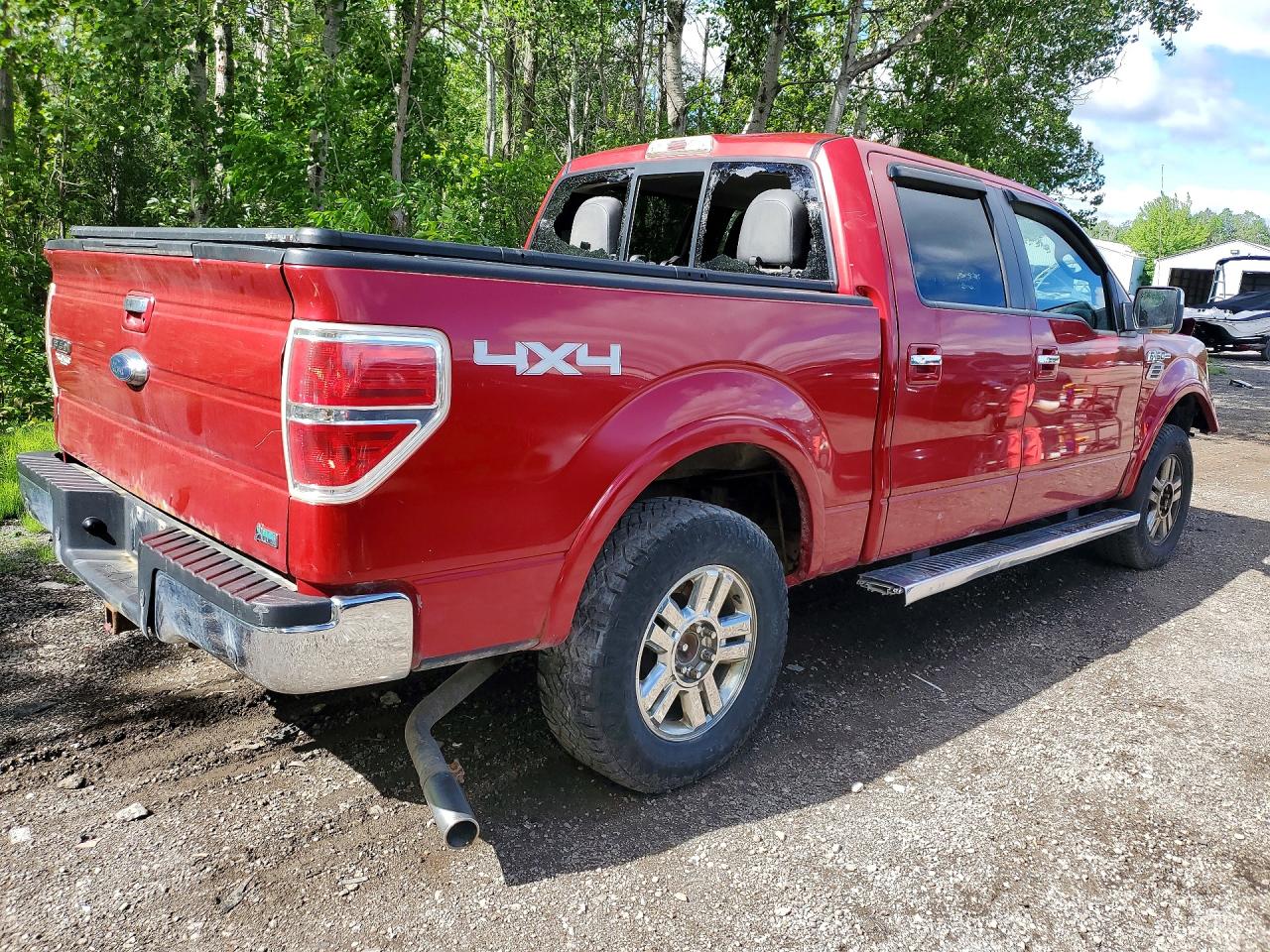 2010 Ford F150 Supercrew Red vin: 1FTFW1EVXAFD06205