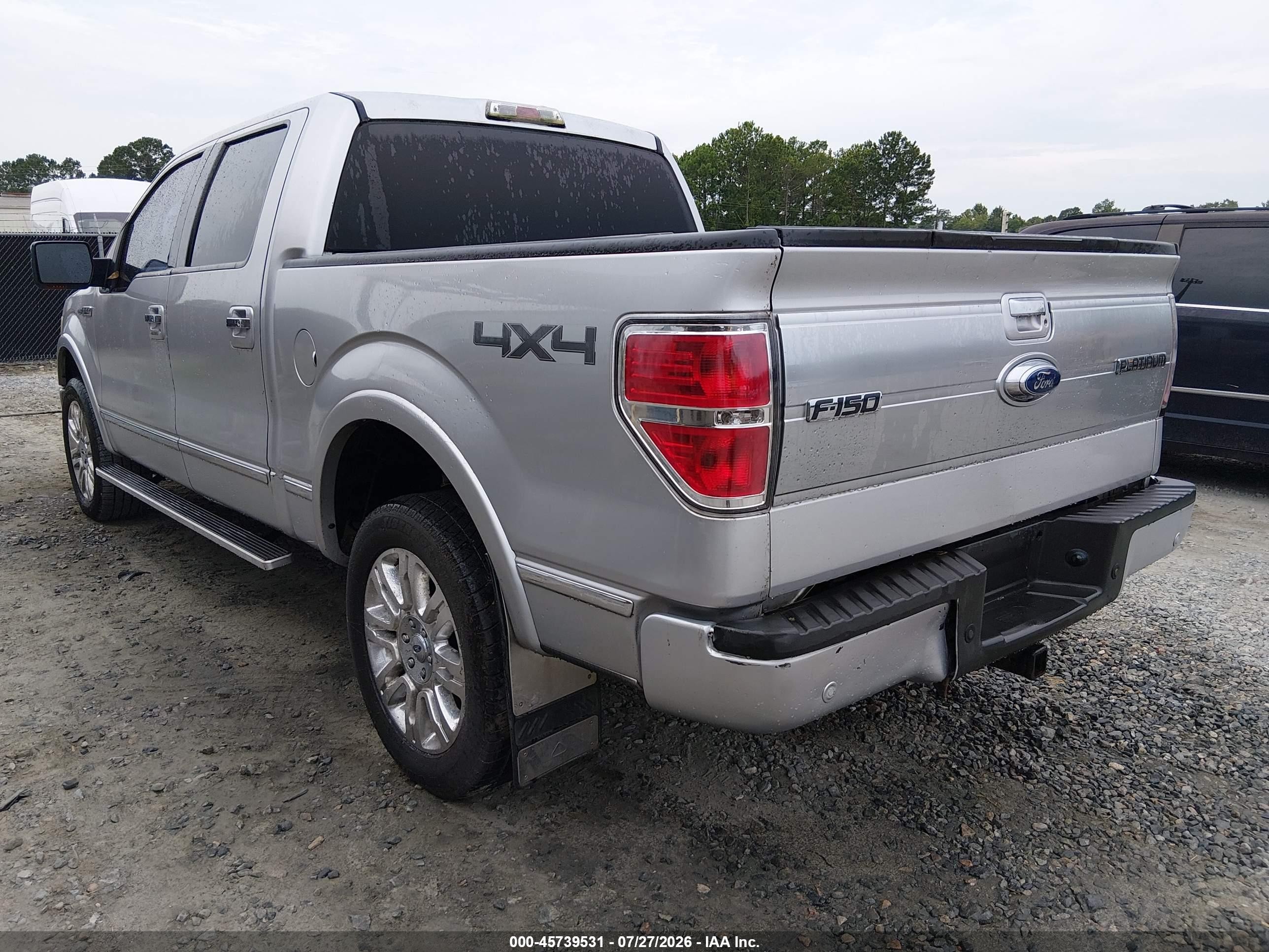 2010 Ford F-150 Fx4/harley-davidson/king Ranch/lariat/platinum/xl/xlt Silver vin: 1FTFW1EVXAFD14479