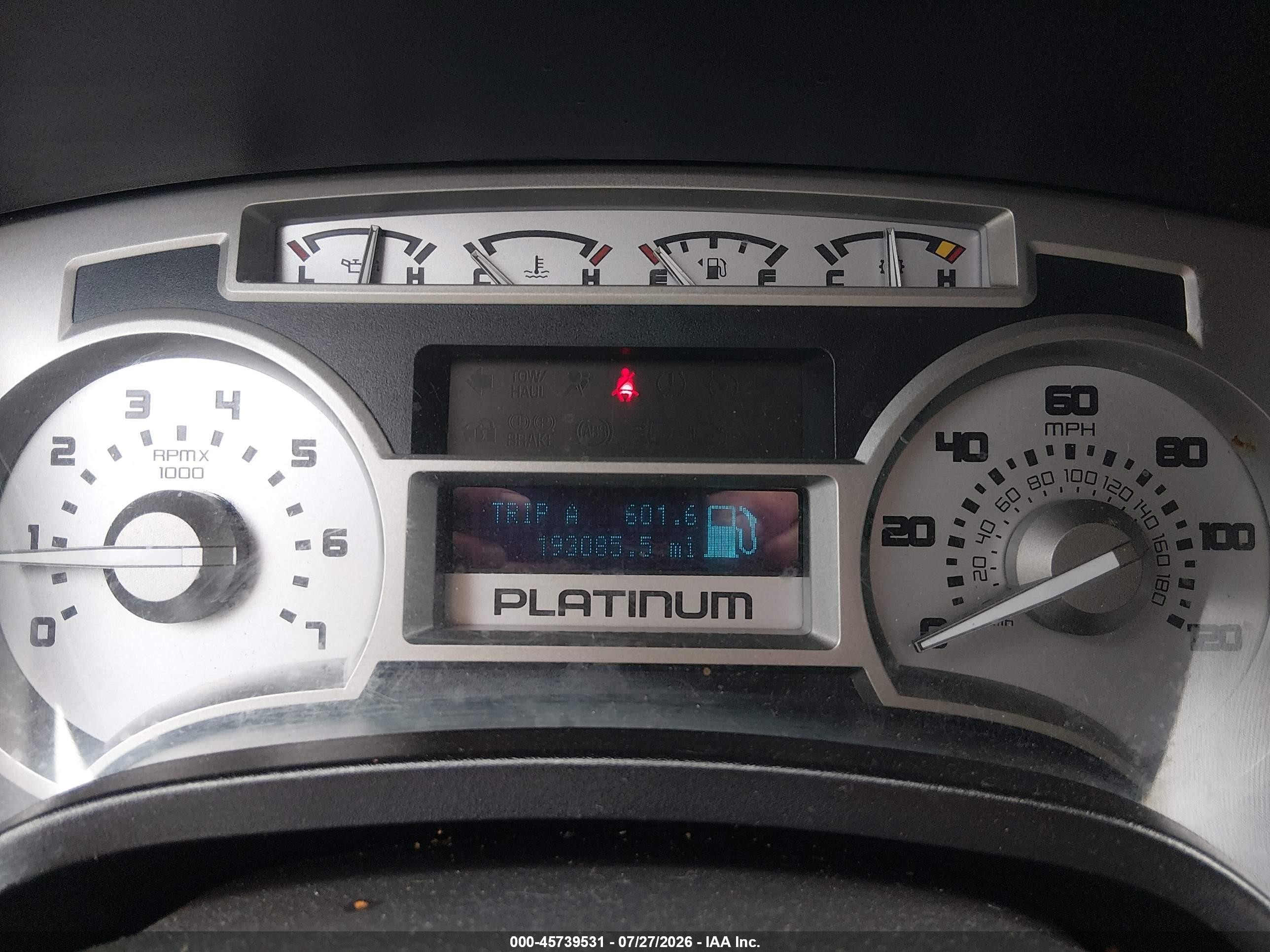 2010 Ford F-150 Fx4/harley-davidson/king Ranch/lariat/platinum/xl/xlt Silver vin: 1FTFW1EVXAFD14479