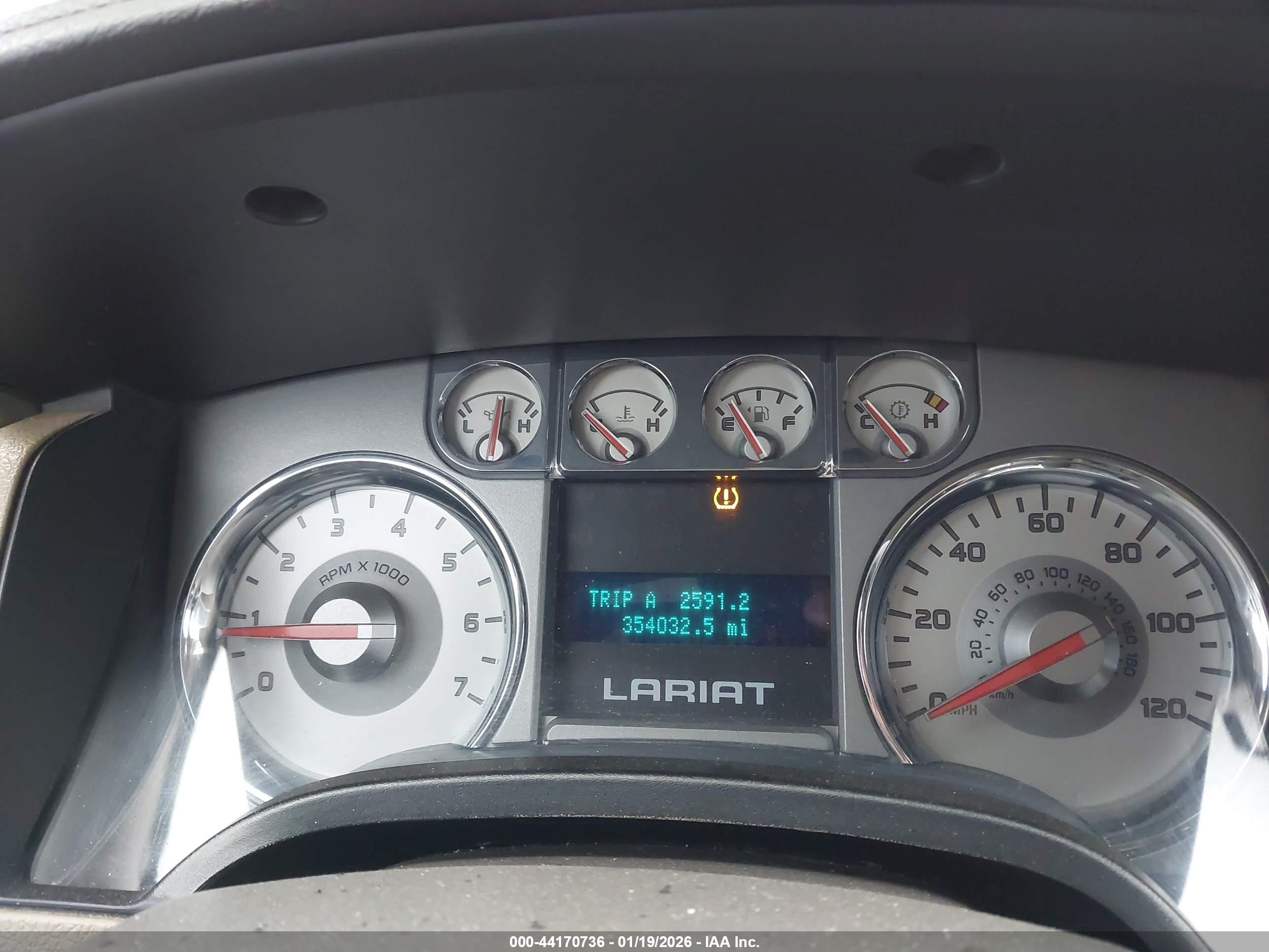 2010 Ford F-150 Lariat White vin: 1FTFW1EVXAFD86427