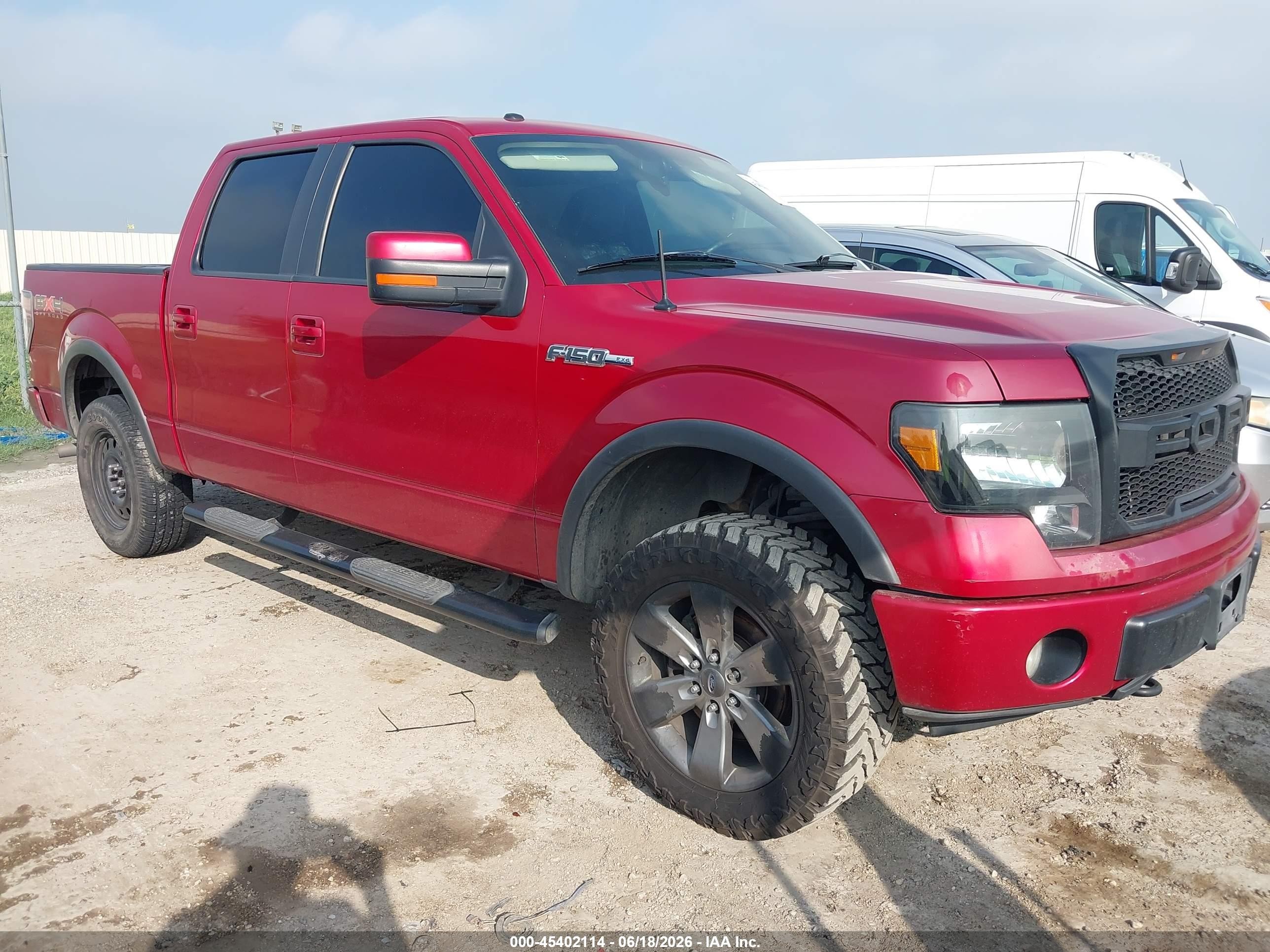 2010 Ford F-150 Fx4/harley-davidson/king Ranch/lariat/platinum/xl/xlt Red vin: 1FTFW1EVXAFD94849