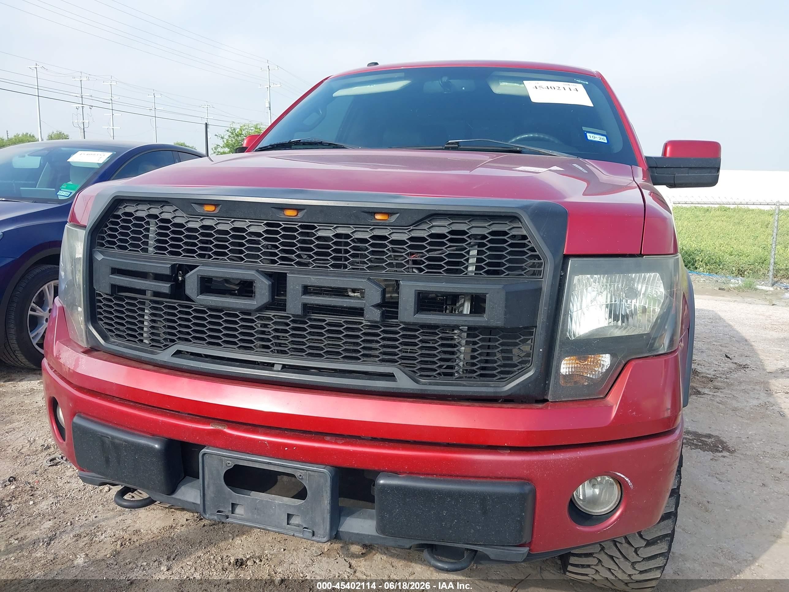 2010 Ford F-150 Fx4/harley-davidson/king Ranch/lariat/platinum/xl/xlt Red vin: 1FTFW1EVXAFD94849