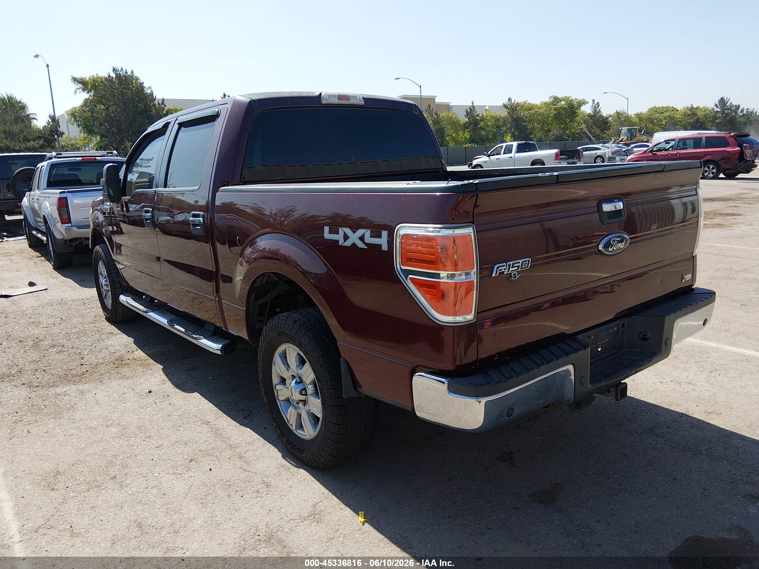 2010 Ford F-150 Fx4/harley-davidson/king Ranch/lariat/platinum/xl/xlt Burgundy vin: 1FTFW1EVXAKA26971
