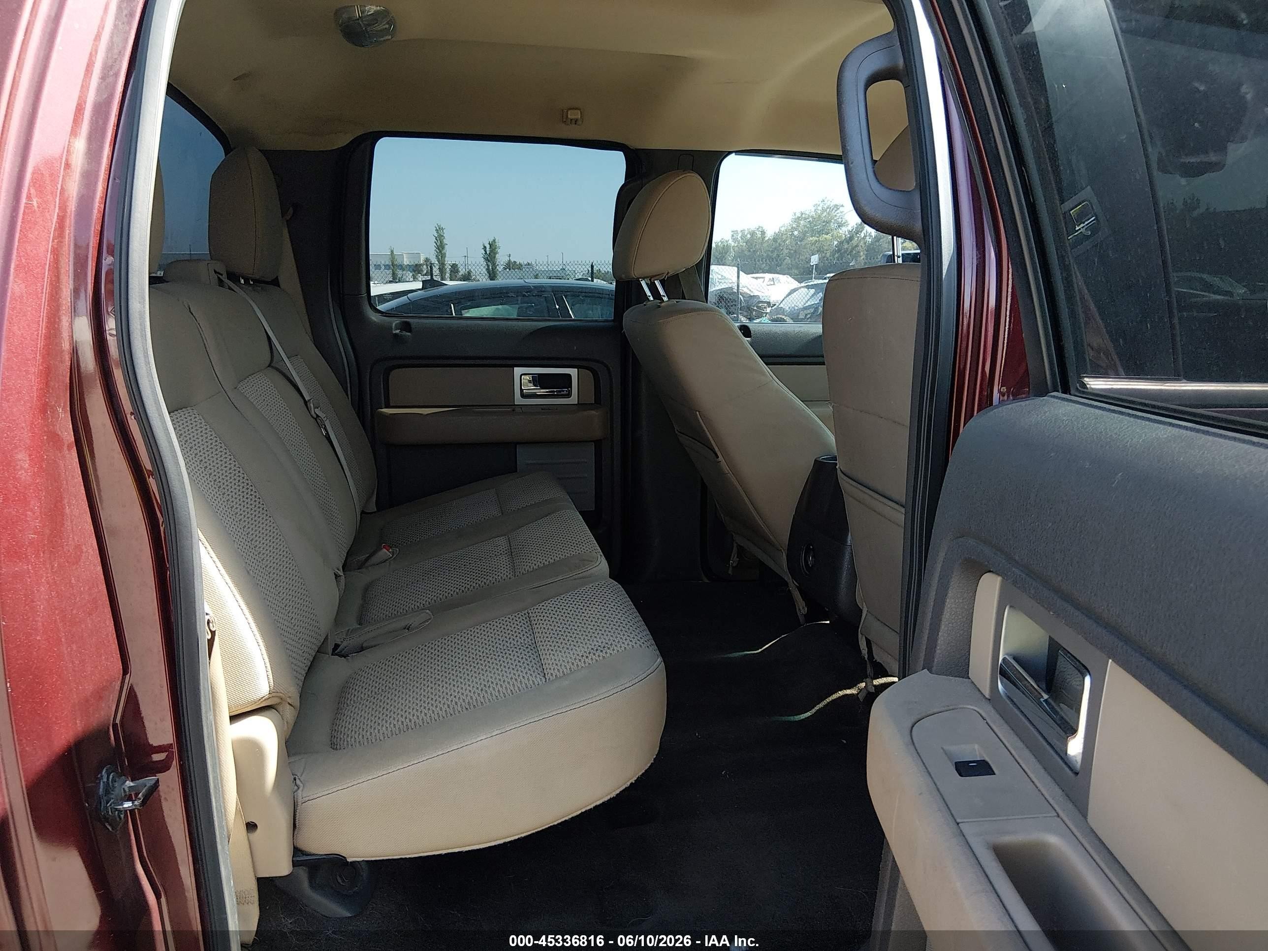 2010 Ford F-150 Fx4/harley-davidson/king Ranch/lariat/platinum/xl/xlt Burgundy vin: 1FTFW1EVXAKA26971