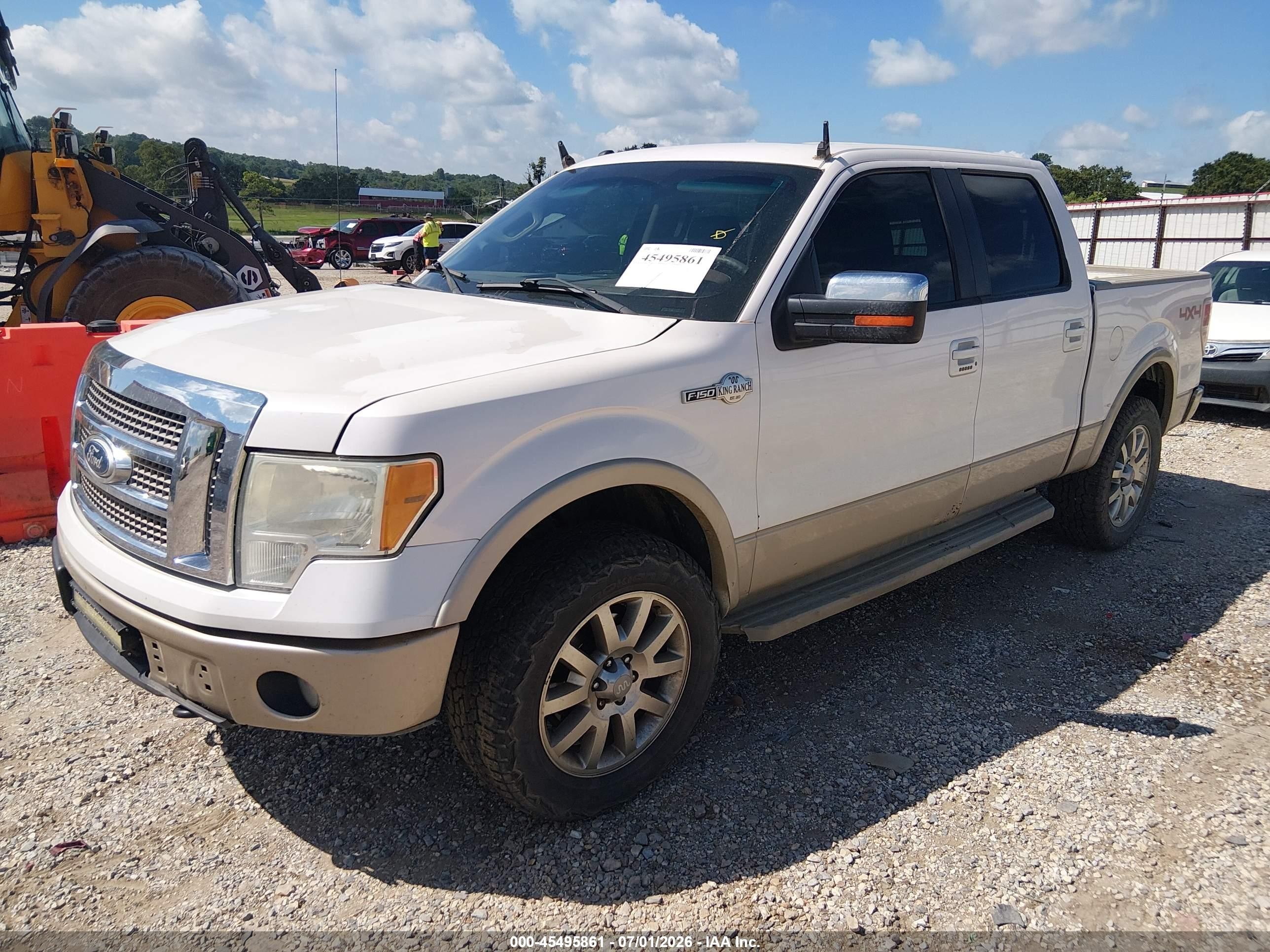 2010 Ford F-150 Fx4/harley-davidson/king Ranch/lariat/platinum/xl/xlt Белый vin: 1FTFW1EVXAKE36167