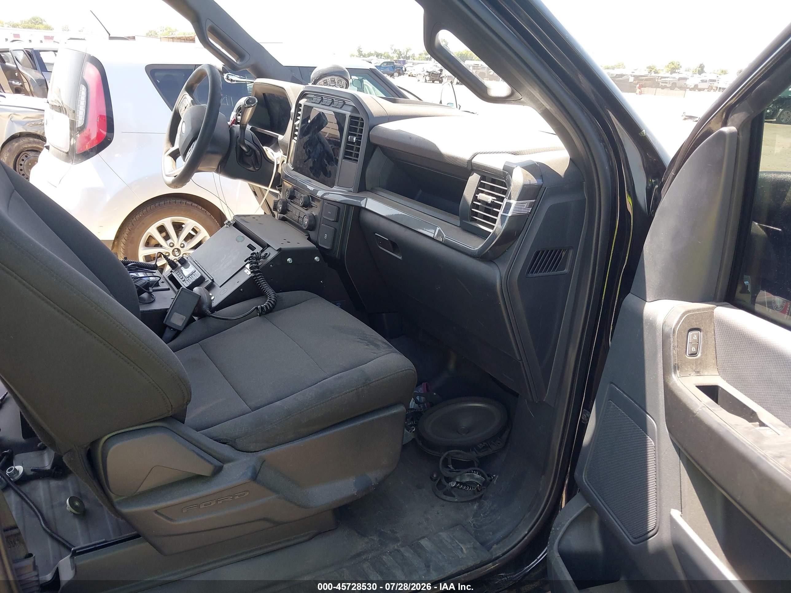 2024 Ford F-150 Police Responder Xl Black vin: 1FTFW1P81RKE39252