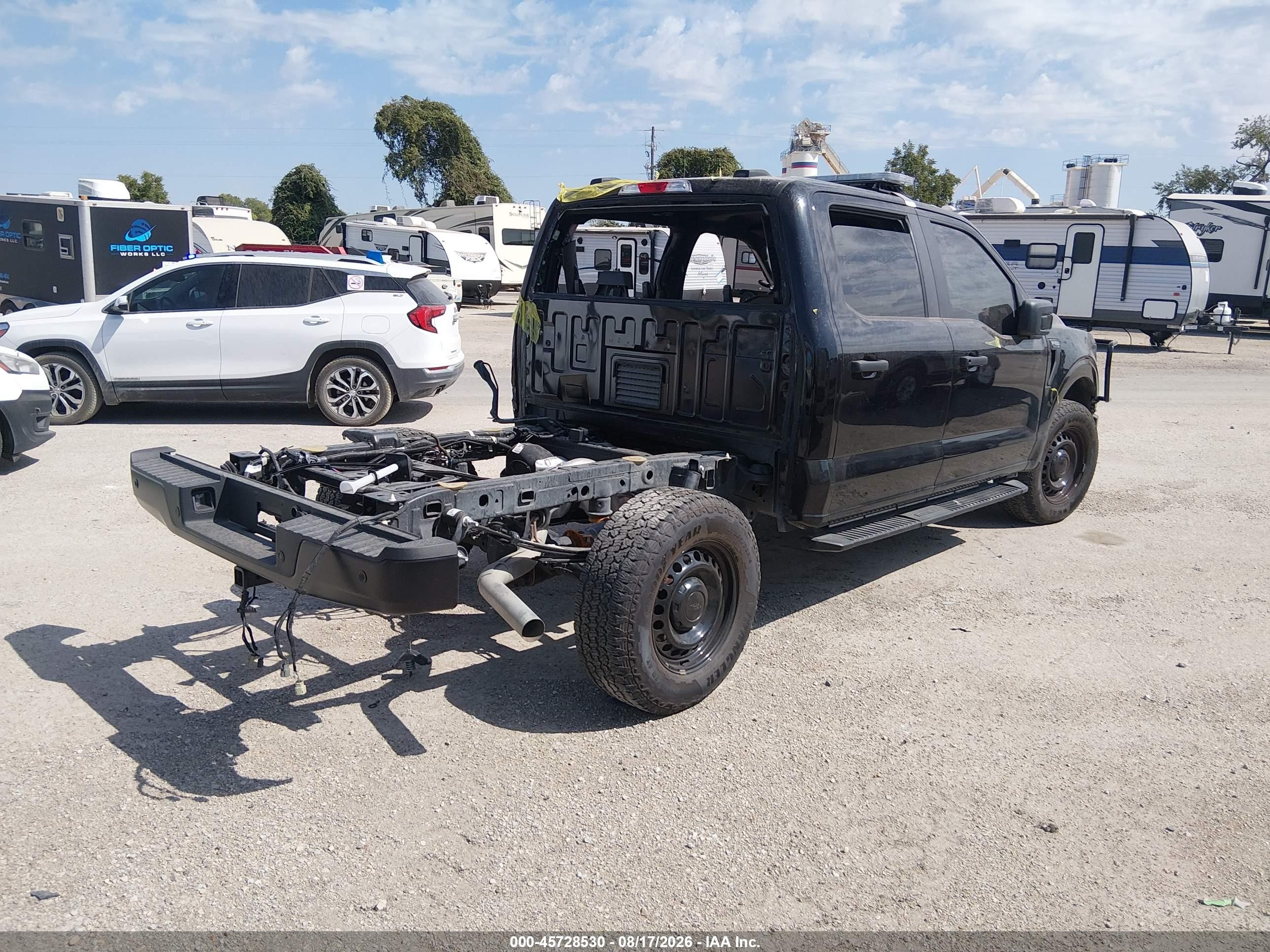 2024 Ford F-150 Police Responder Xl Black vin: 1FTFW1P81RKE39252