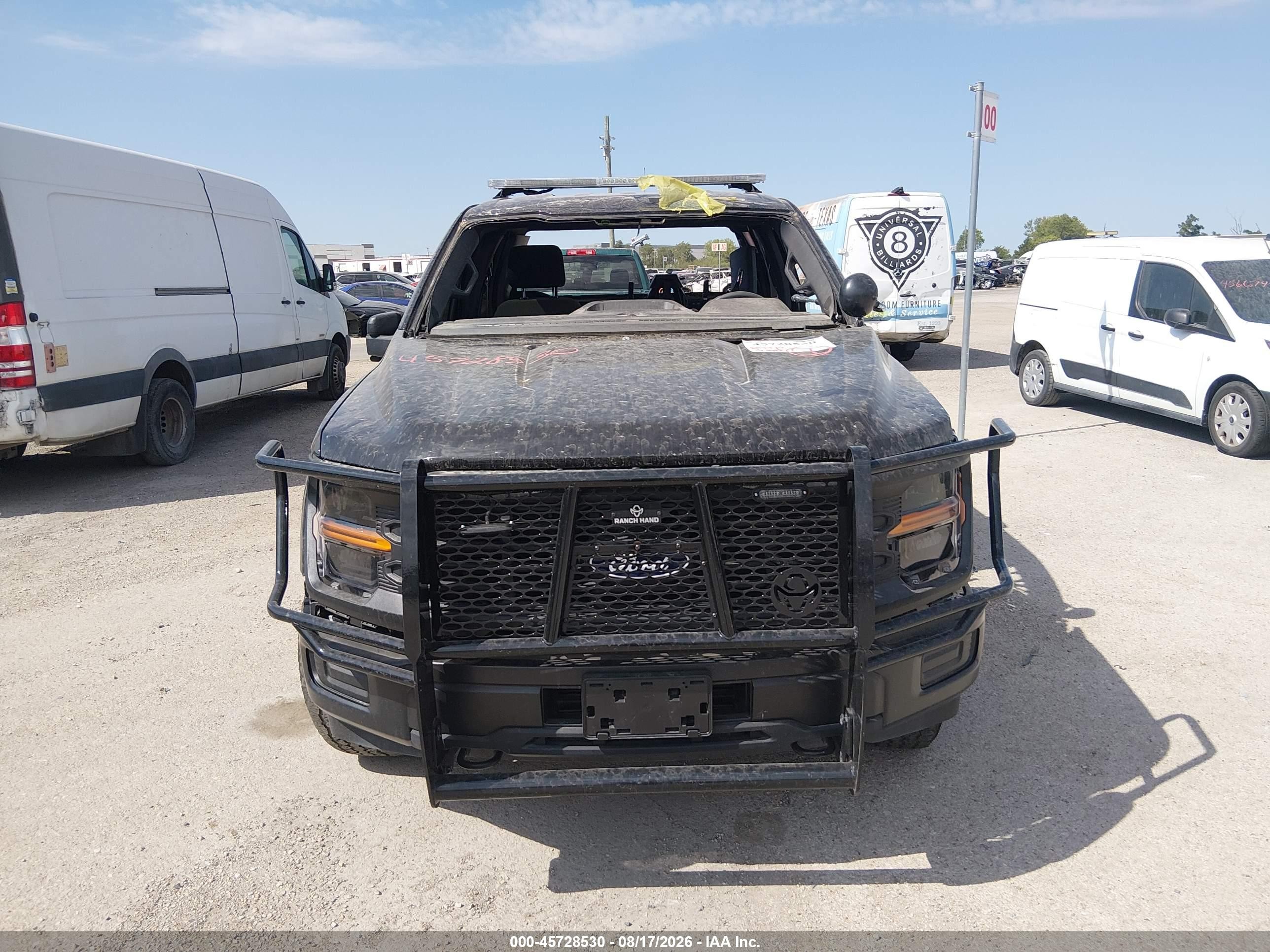 2024 Ford F-150 Police Responder Xl Black vin: 1FTFW1P81RKE39252