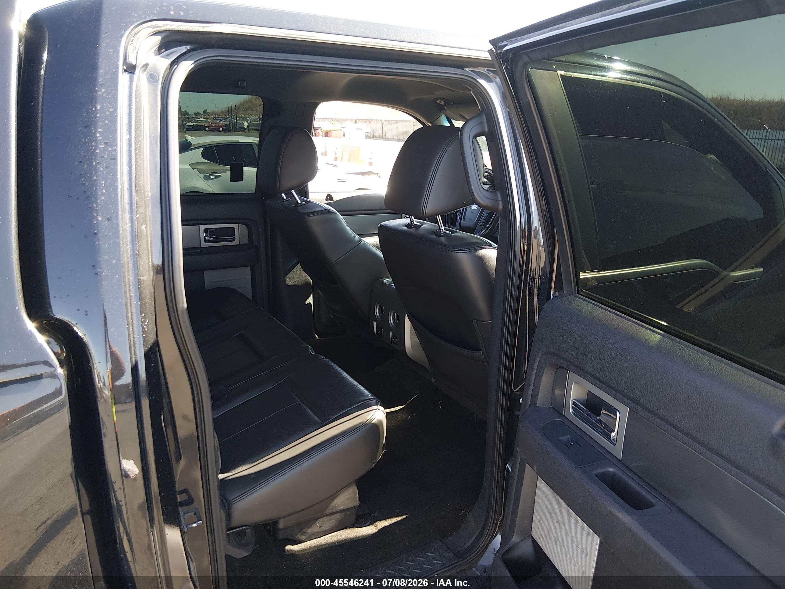 2011 Ford F-150 Svt Raptor Black vin: 1FTFW1R60BFB84524