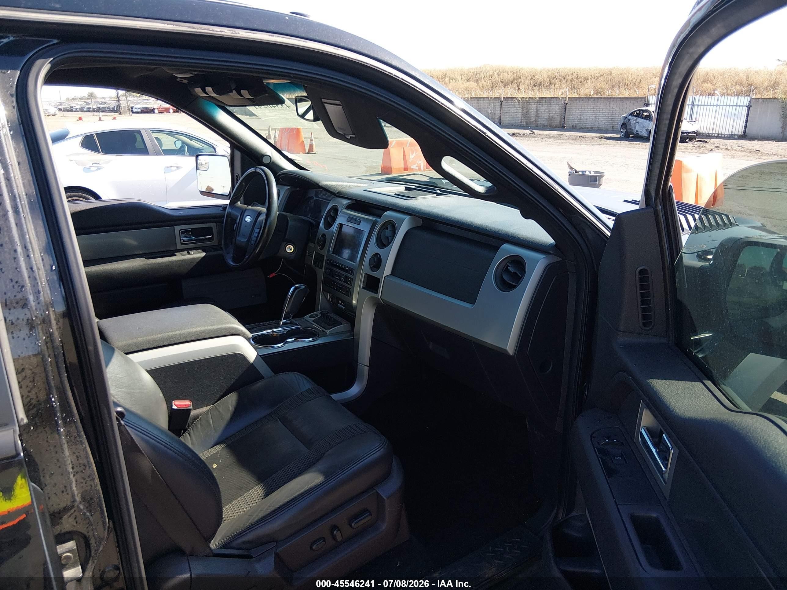 2011 Ford F-150 Svt Raptor Black vin: 1FTFW1R60BFB84524