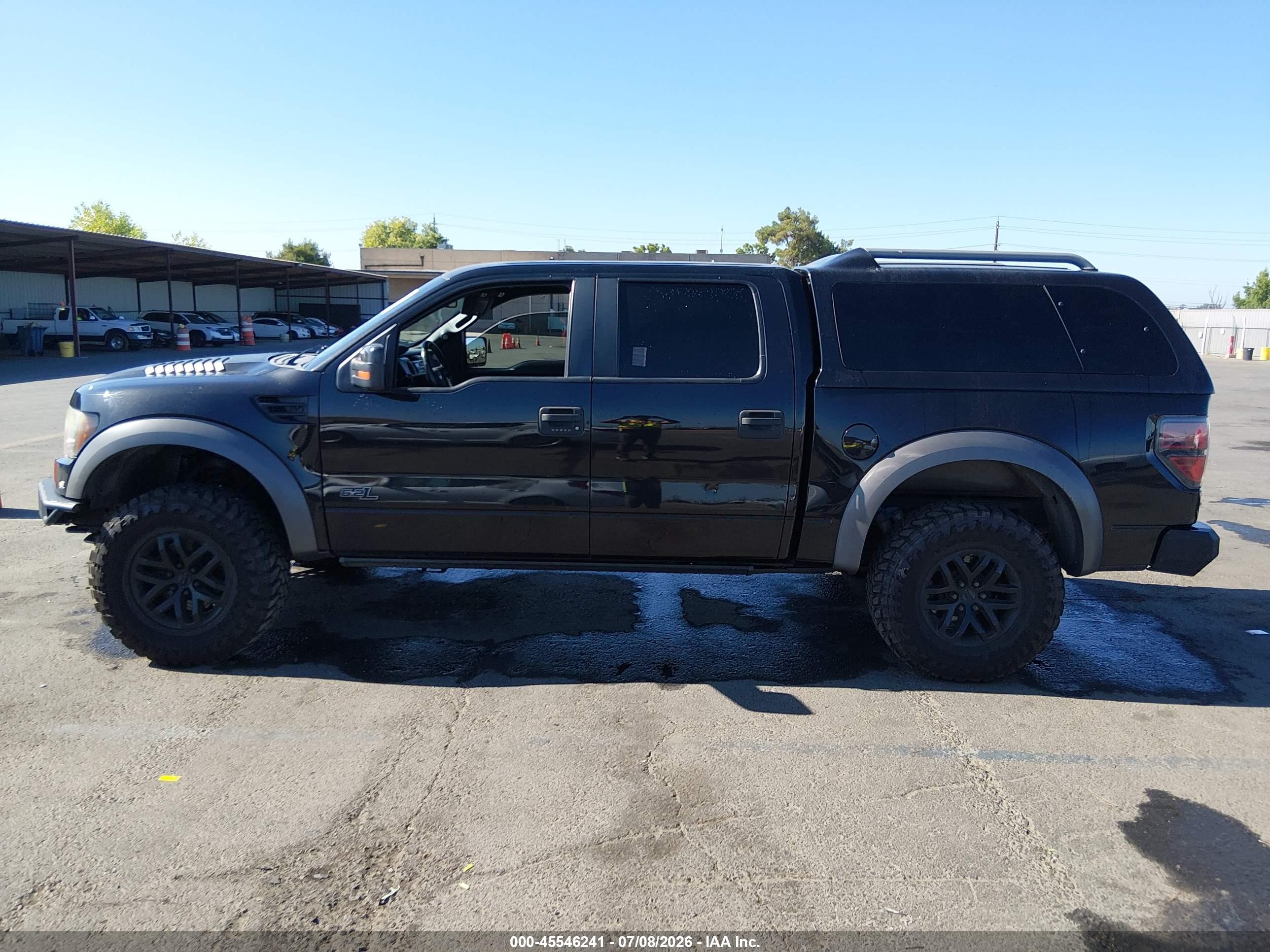 2011 Ford F-150 Svt Raptor Black vin: 1FTFW1R60BFB84524