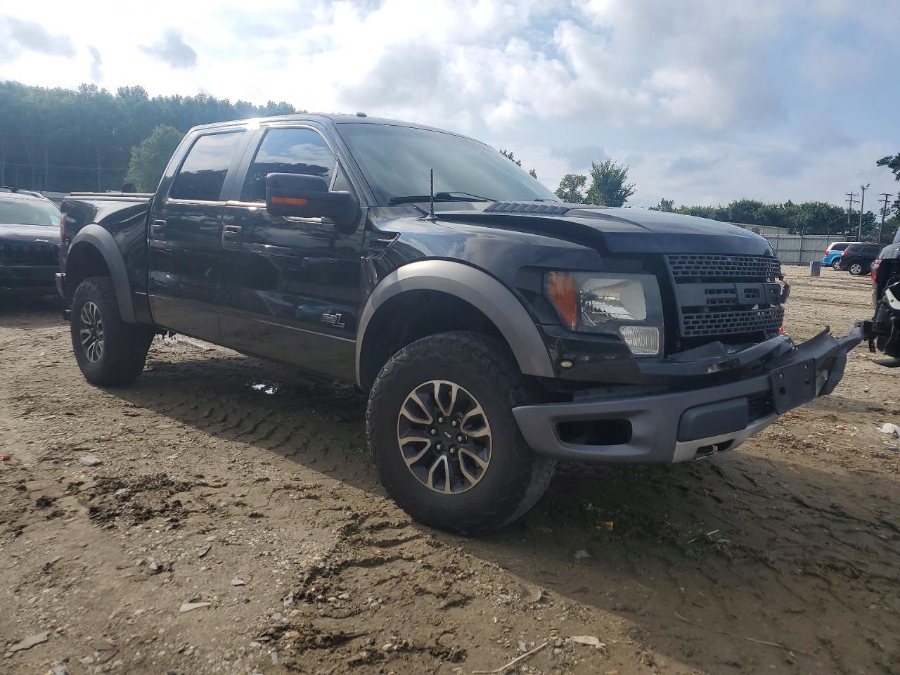 2012 Ford F150 Svt Raptor Черный vin: 1FTFW1R60CFC17314