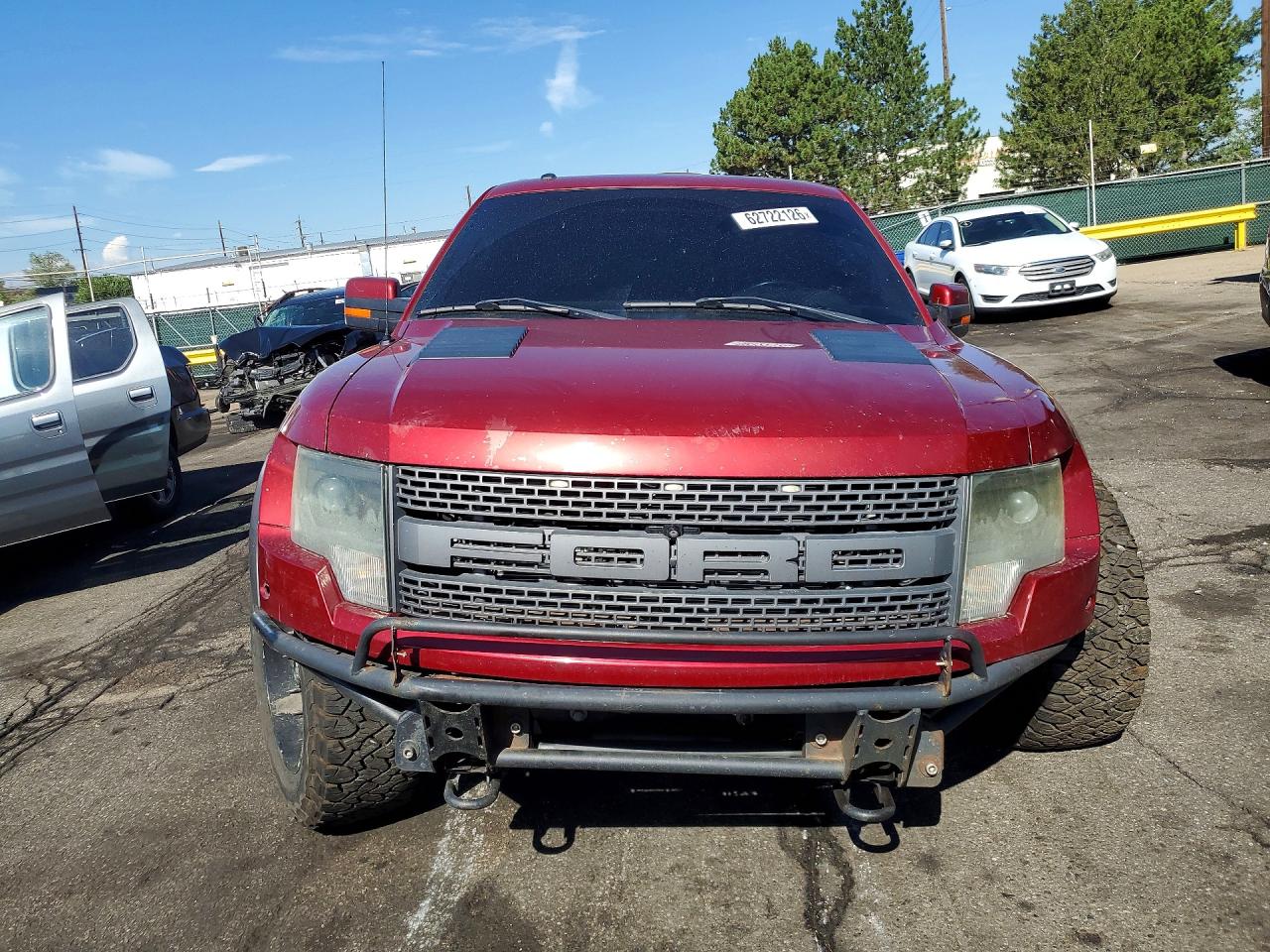 2014 Ford F150 Svt Raptor Burgundy vin: 1FTFW1R60EFC93800