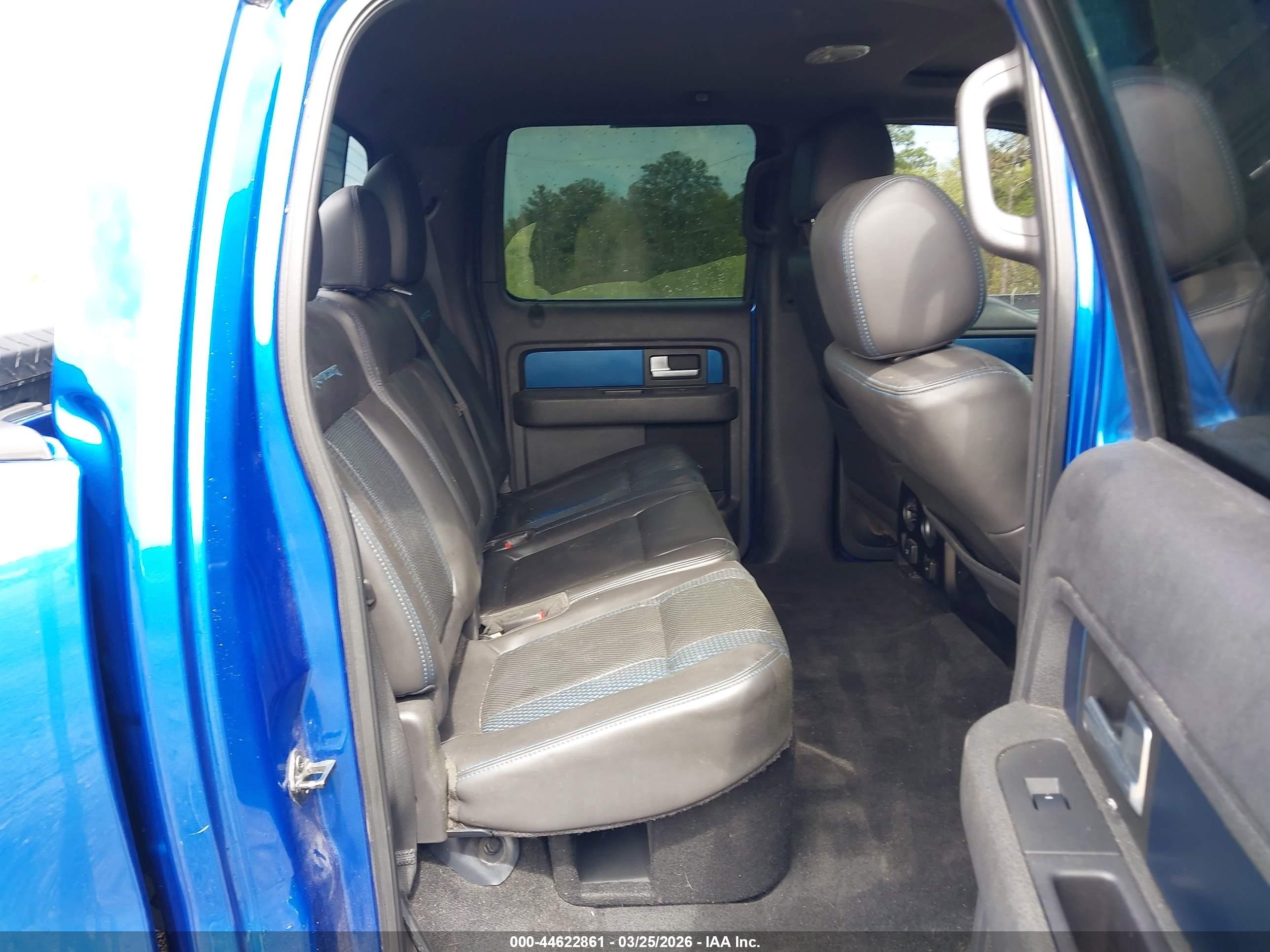 2012 Ford F-150 Svt Raptor Blue vin: 1FTFW1R61CFA46556