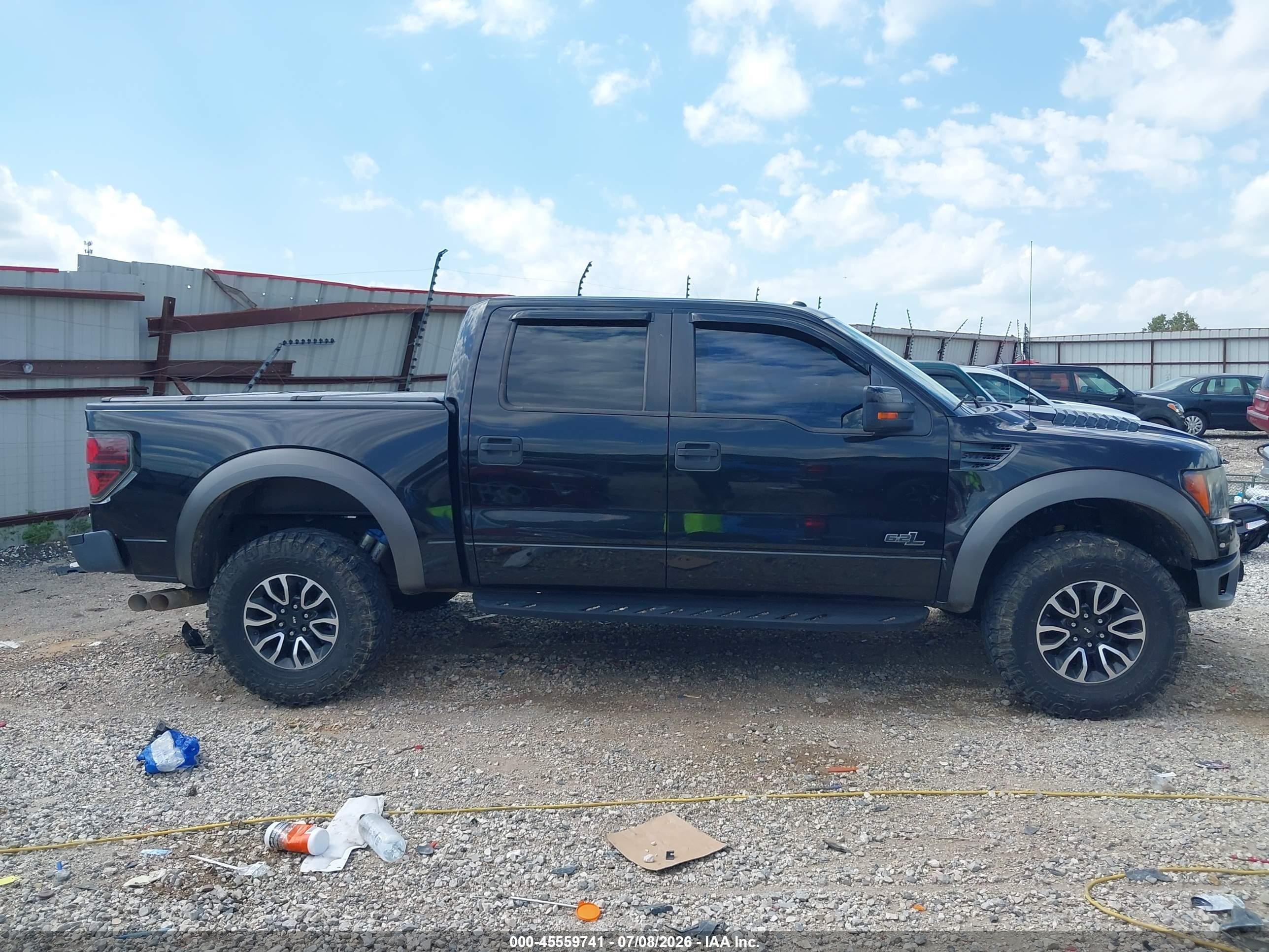 2012 Ford F-150 Svt Raptor Black vin: 1FTFW1R61CFB32546