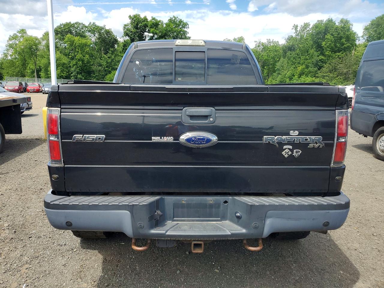 2013 Ford F150 Svt Raptor Black vin: 1FTFW1R61DFA89358