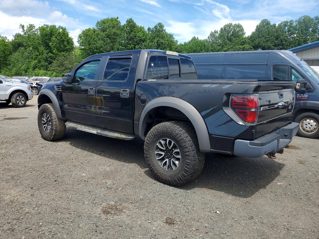 2013 Ford F150 Svt Raptor Black vin: 1FTFW1R61DFA89358