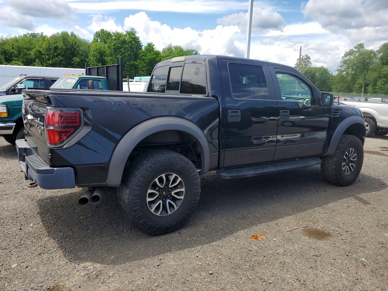 2013 Ford F150 Svt Raptor Black vin: 1FTFW1R61DFA89358