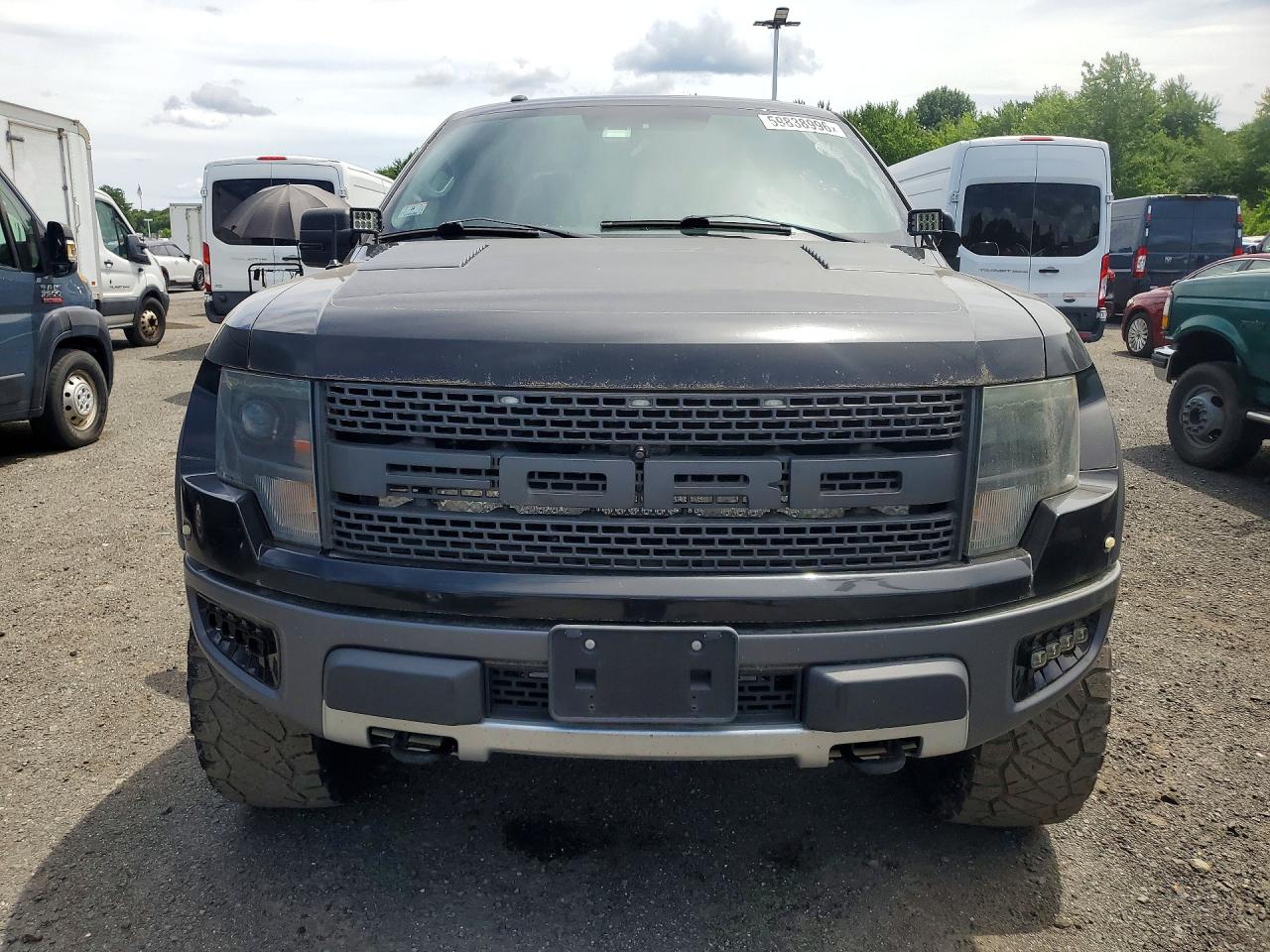 2013 Ford F150 Svt Raptor Black vin: 1FTFW1R61DFA89358